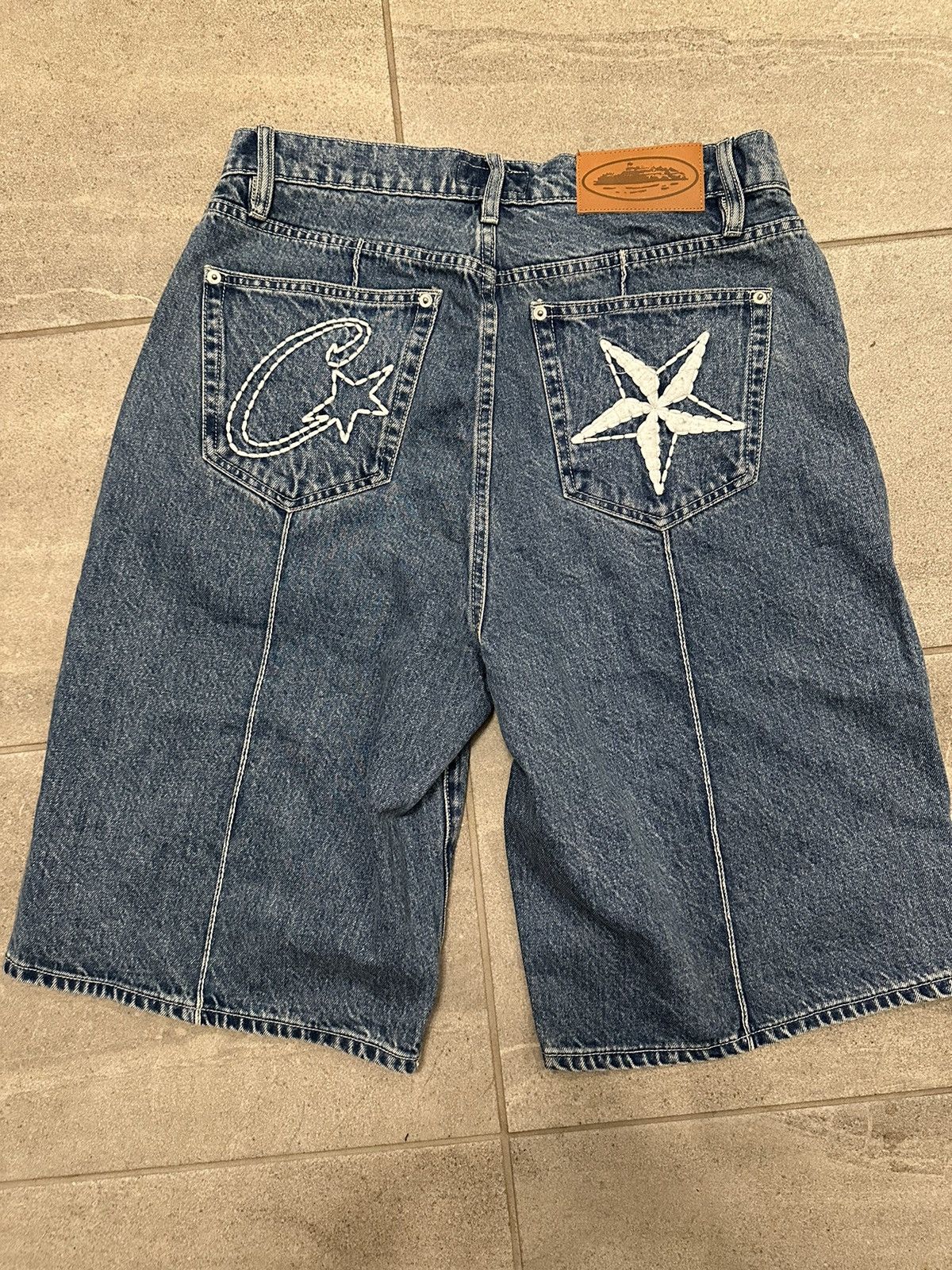 Corteiz Corteiz denim shorts Grailed