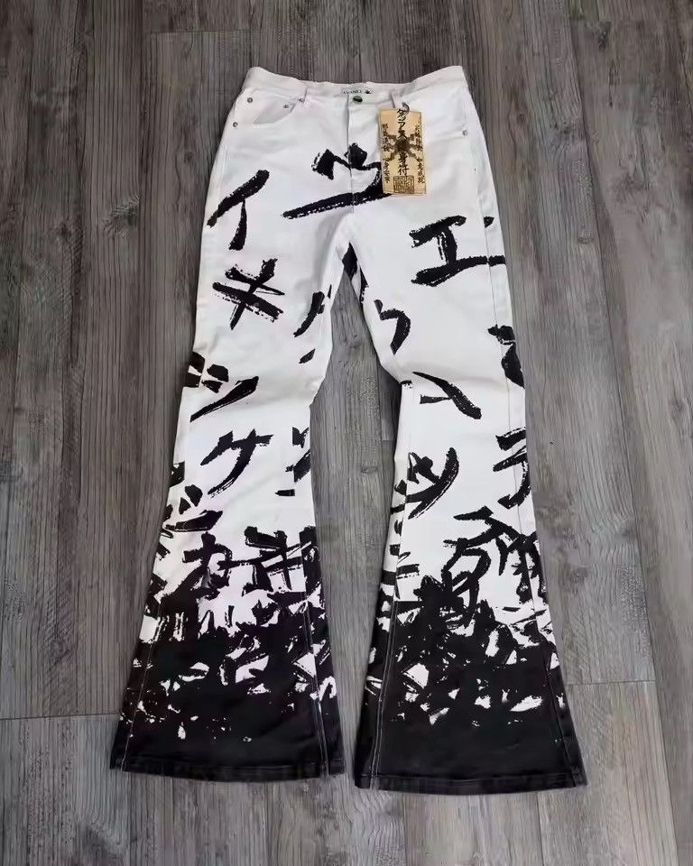 Other Y2K Katakana Harajuku Jeans Size US 36 / EU 52 - 1 Thumbnail