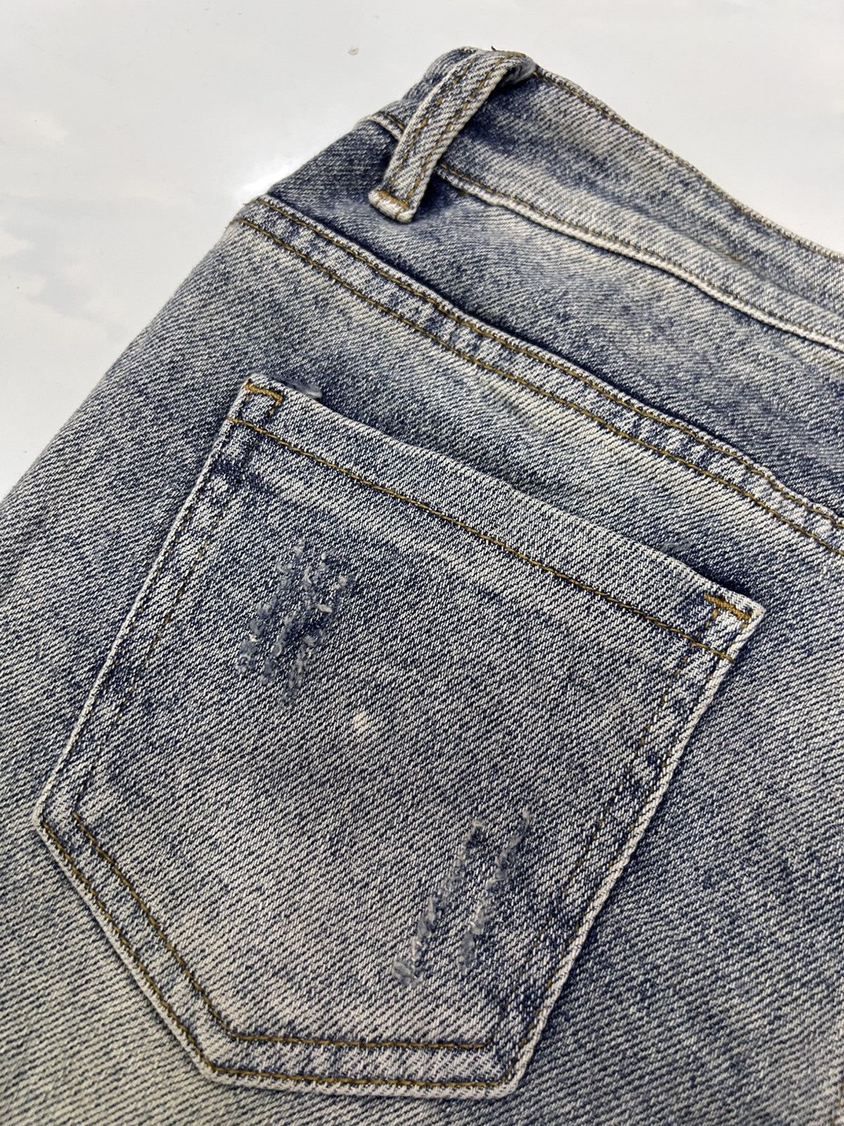 Japanese Brand × Vintage Vintage Japanese Denim Mad Punk Patches Jeans Size US 28 / EU 44 - 15 Thumbnail