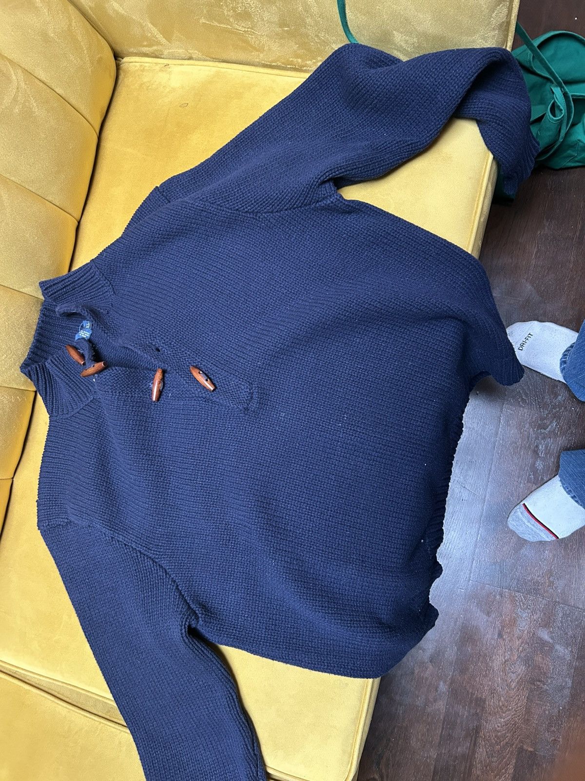Polo Ralph Lauren Polo ralph lauren mockneck pullover with wood buttons Size US L / EU 52-54 / 3 - 2 Thumbnail