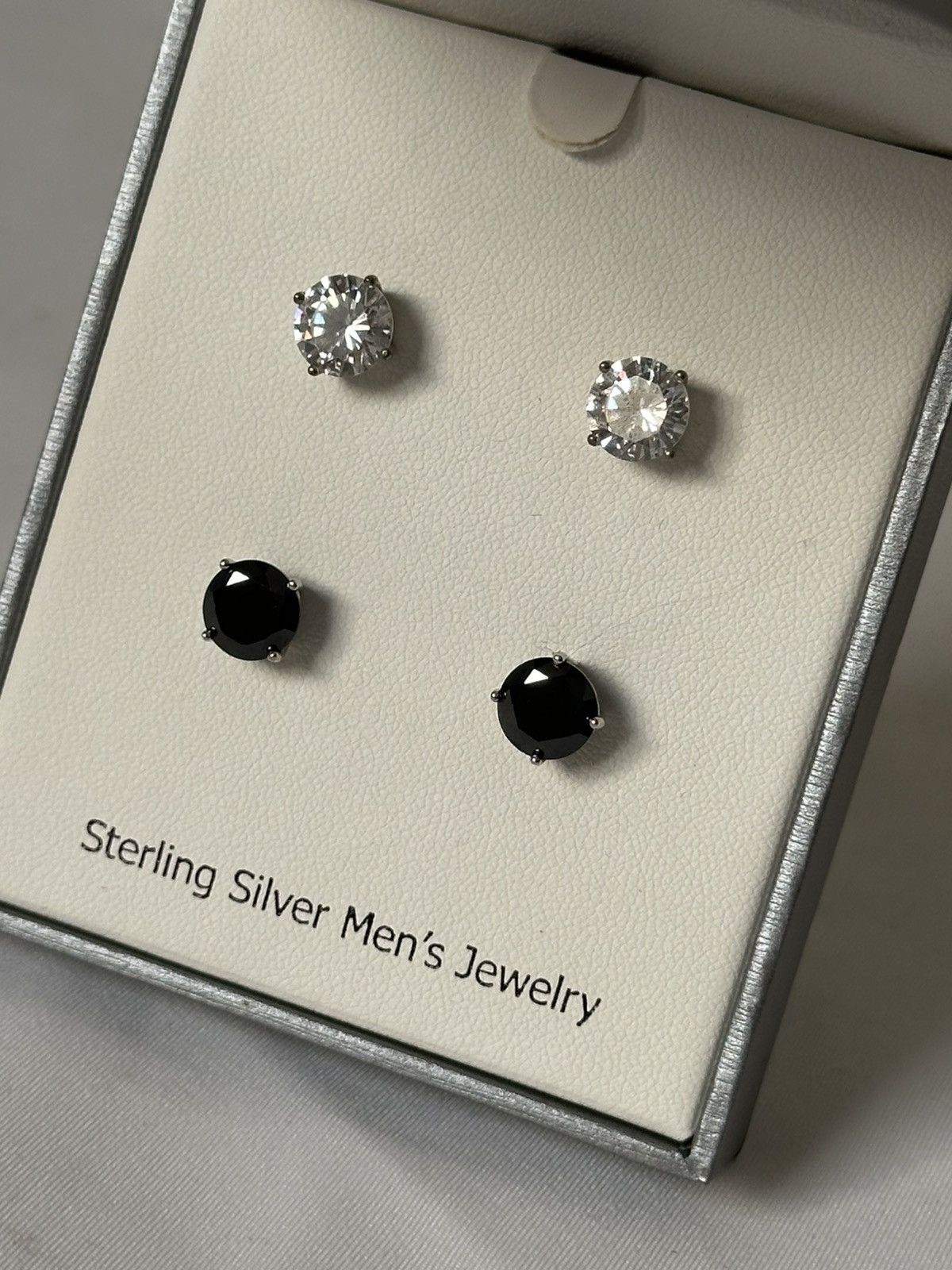 Black Label Black Label Mens Stud Earrings Set Size ONE SIZE - 1 Thumbnail