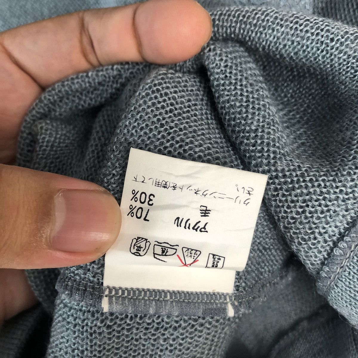 Homespun Knitwear × Japanese Brand Lynx Blue Knitwear vintage #A929 Size L / US 10 / IT 46 - 12 Thumbnail