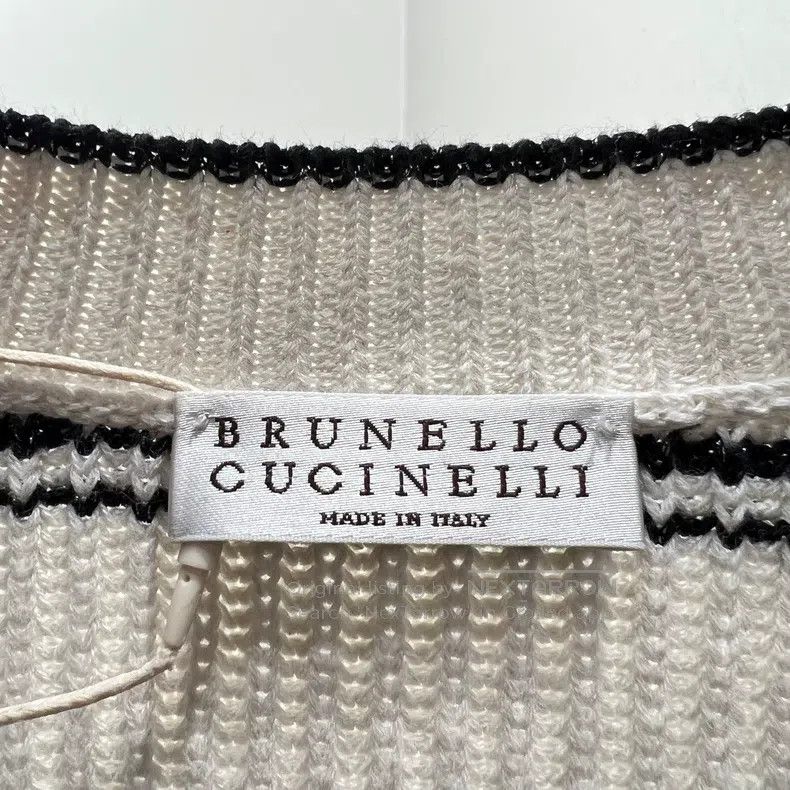 Brunello Cucinelli Brunello Cucinelli Black and white striped single button k Size XXS / US 00 / IT 34 - 3 Thumbnail