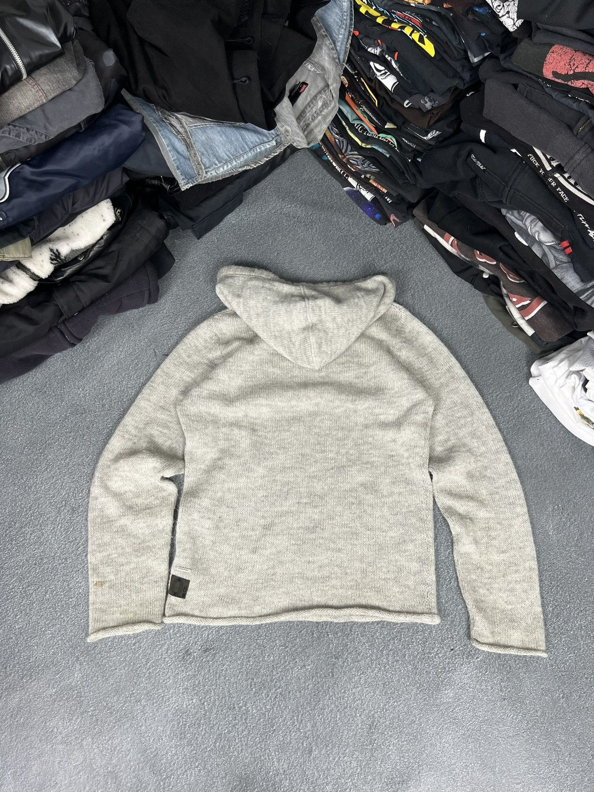Diesel Vintage Diesel Knit Acryl Wool Distressed Hoodie Grunge Size US M / EU 48-50 / 2 - 10 Thumbnail