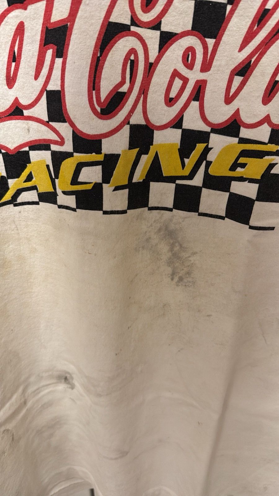 Vintage Vintage 90s Coca-Cola Racing Double Sided Graphic Tee Size US XL / EU 56 / 4 - 4 Thumbnail