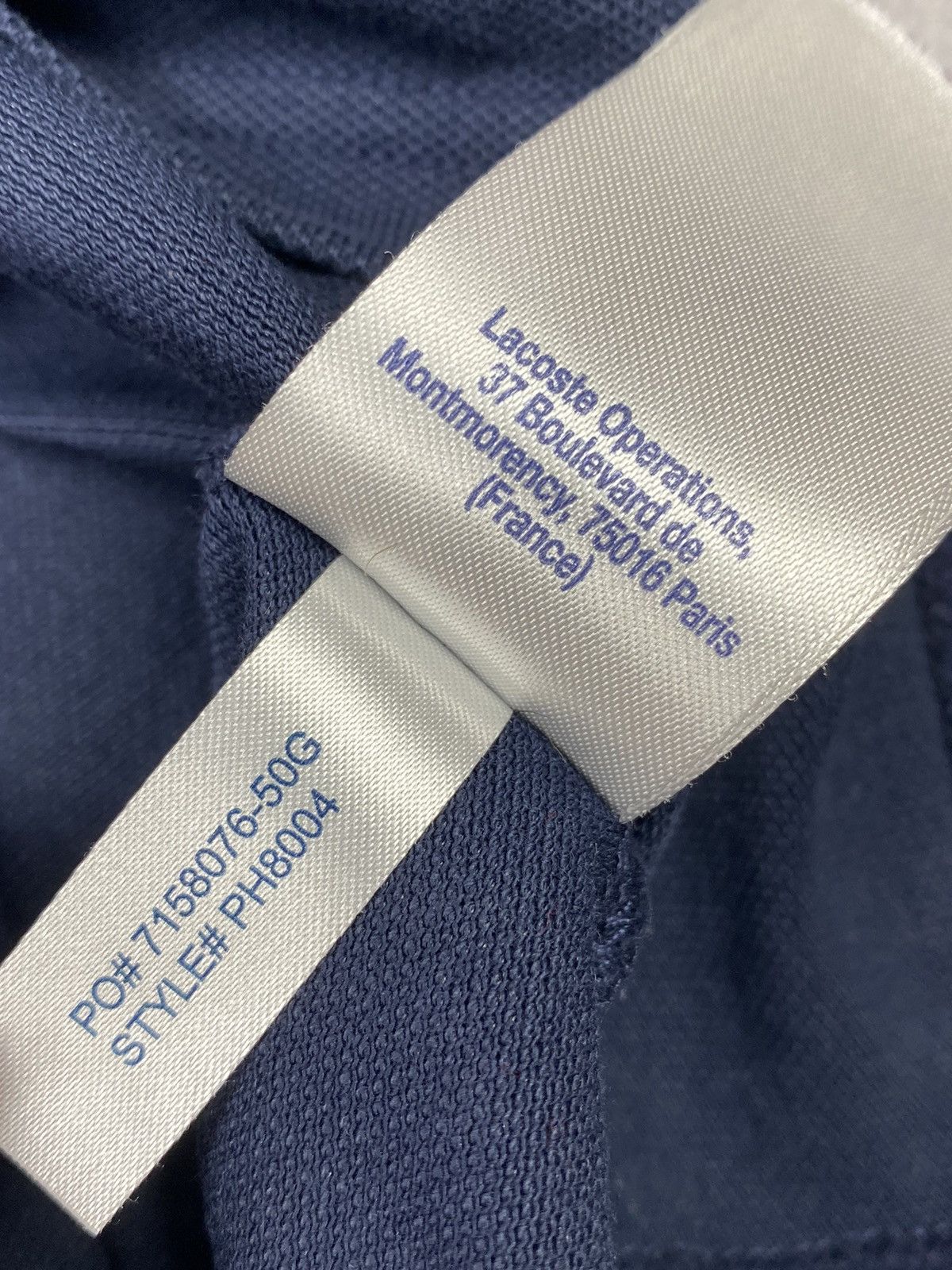 Lacoste Lacoste Basic Dark Blue Polo T Shirt Size US M / EU 48-50 / 2 - 11 Thumbnail