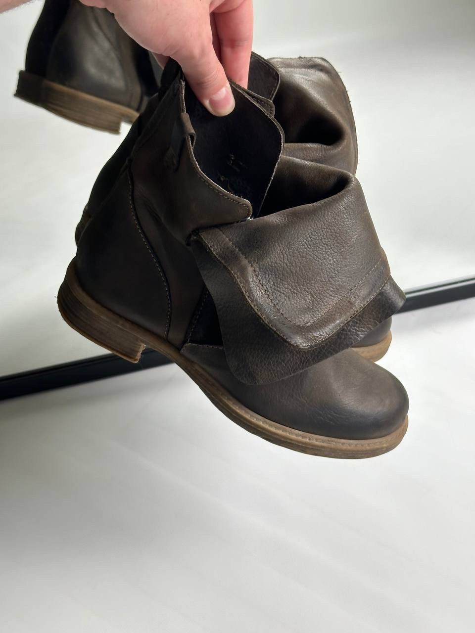 A.S.98 AS98 type Avant Garde Guidi Style Leather Boots Size US 7 / IT 37 - 2 Thumbnail