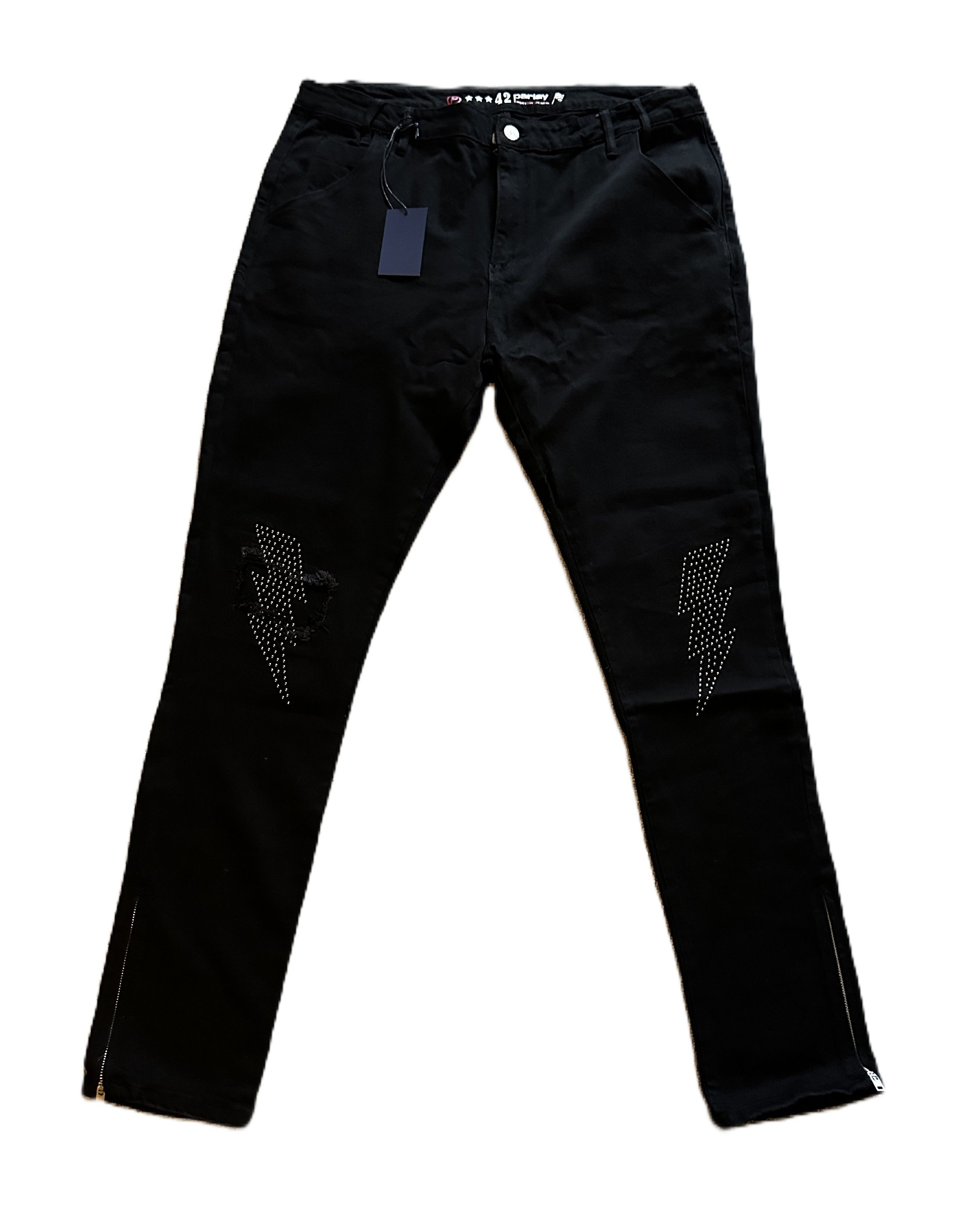 Other stretch studded lightning jeans Size US 42 / EU 58 - 1 Thumbnail