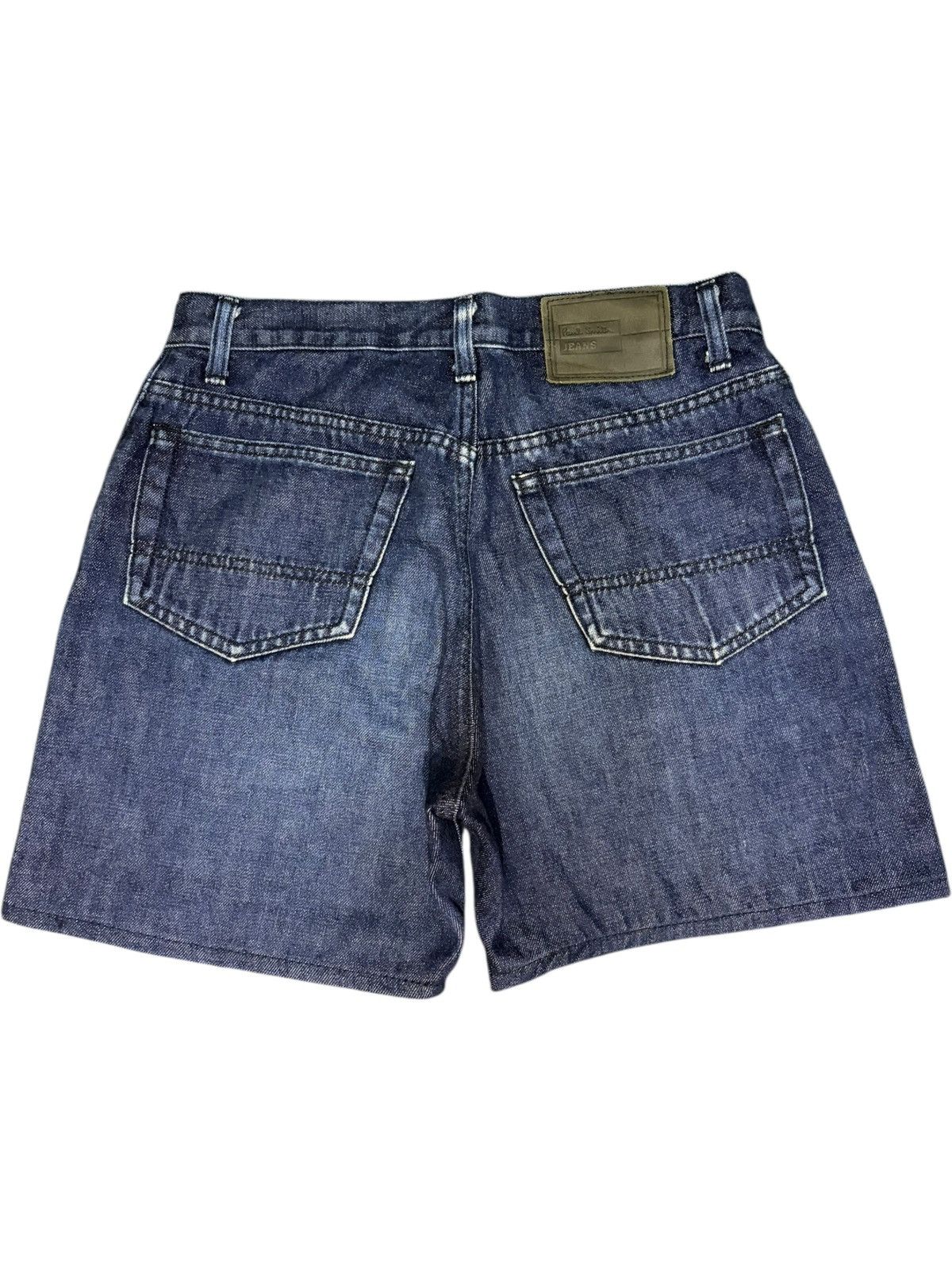Paul Smith Vintage Paul Smith Blue Wash Selvedge Jean Shorts Size 28" / US 6 / IT 42 - 2 Thumbnail