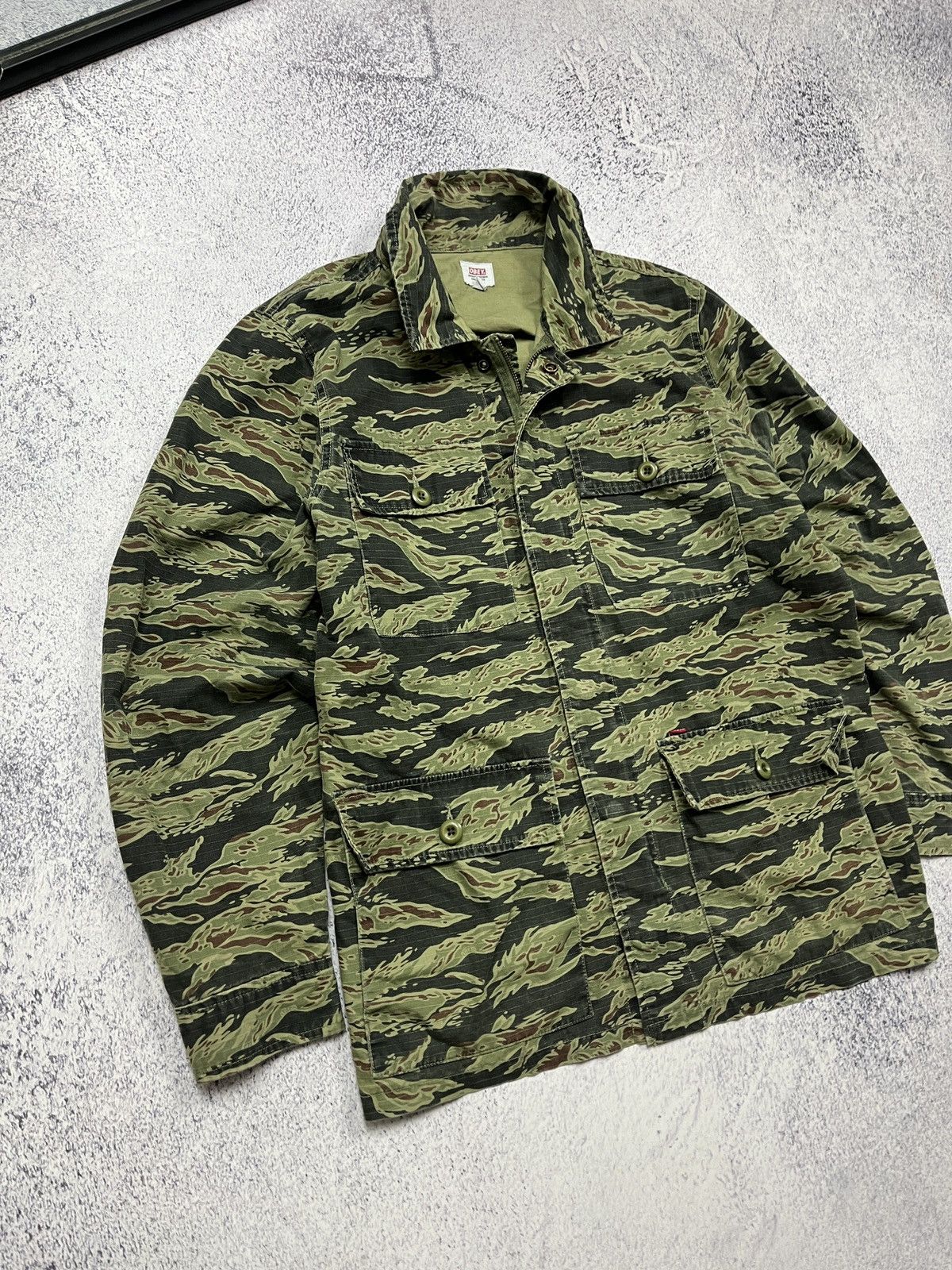 Obey Obey Green All Over Print Camo Field Coach Jacket Size US M / EU 48-50 / 2 - 5 Thumbnail