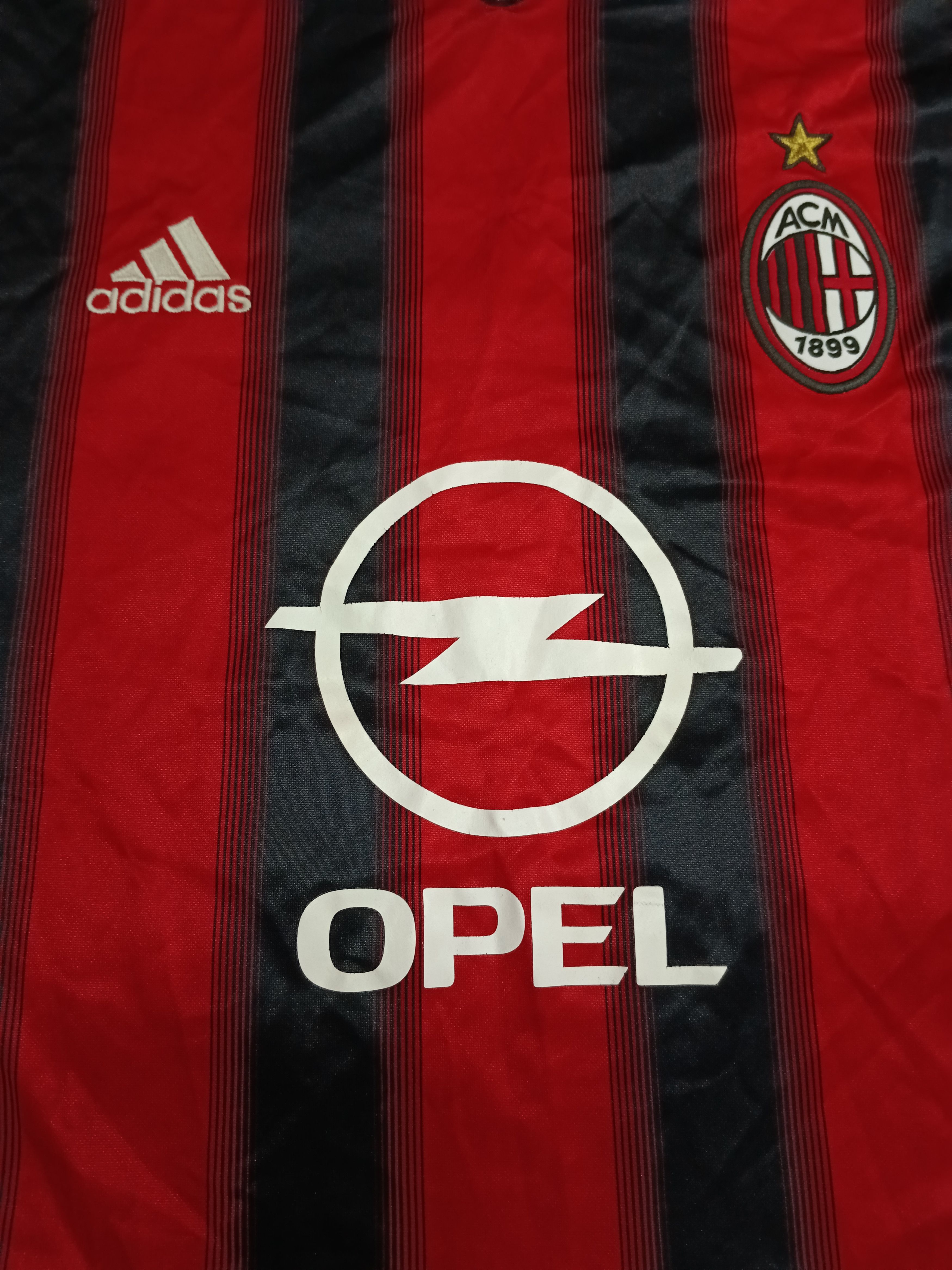 Adidas × Vintage VINTAGE Y2K AC MILAN JERSEY Size US M / EU 48-50 / 2 - 5 Thumbnail
