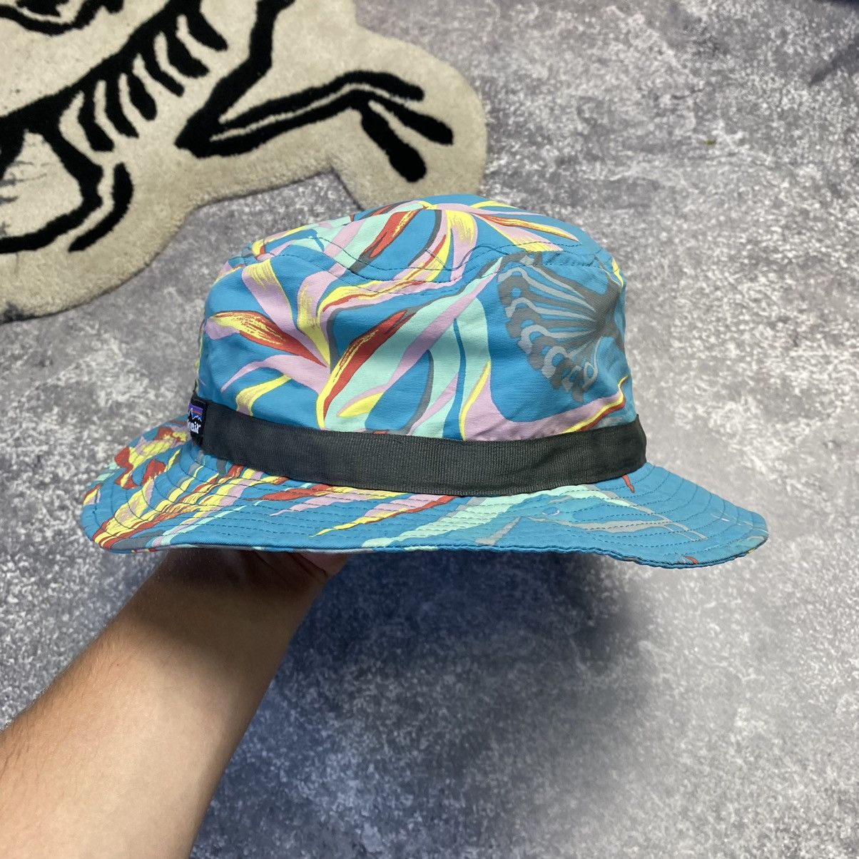 Patagonia × Vintage Vintage Patagonia Small Logo Graphic print summer hat Size ONE SIZE - 2 Thumbnail