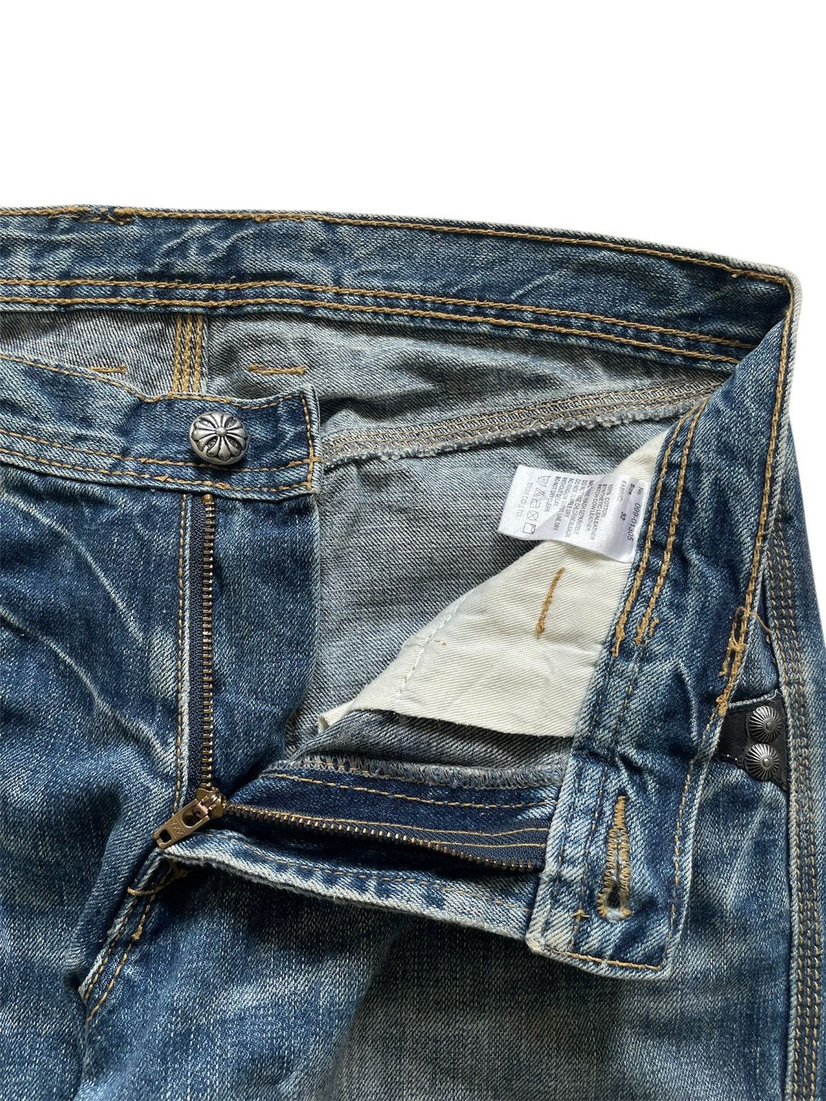 If Six Was Nine × Japanese Brand × Le Grande Bleu (L.G.B.) Rare Vintage Japanese Brand Flare Buckle Back Jeans Size US 32 / EU 48 - 6 Thumbnail