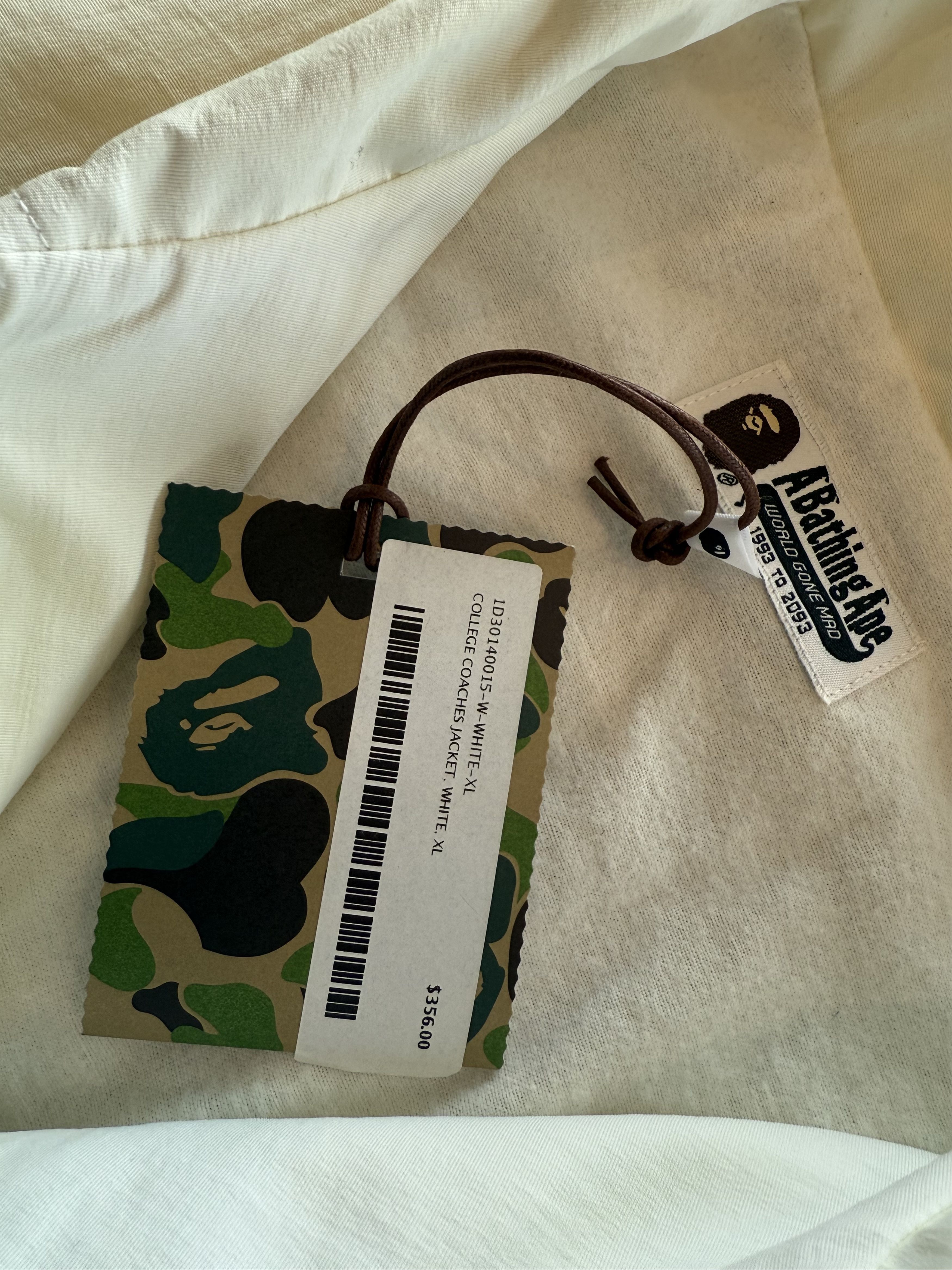 Bape Bape College Coach Jacket Size US XL / EU 56 / 4 - 10 Thumbnail