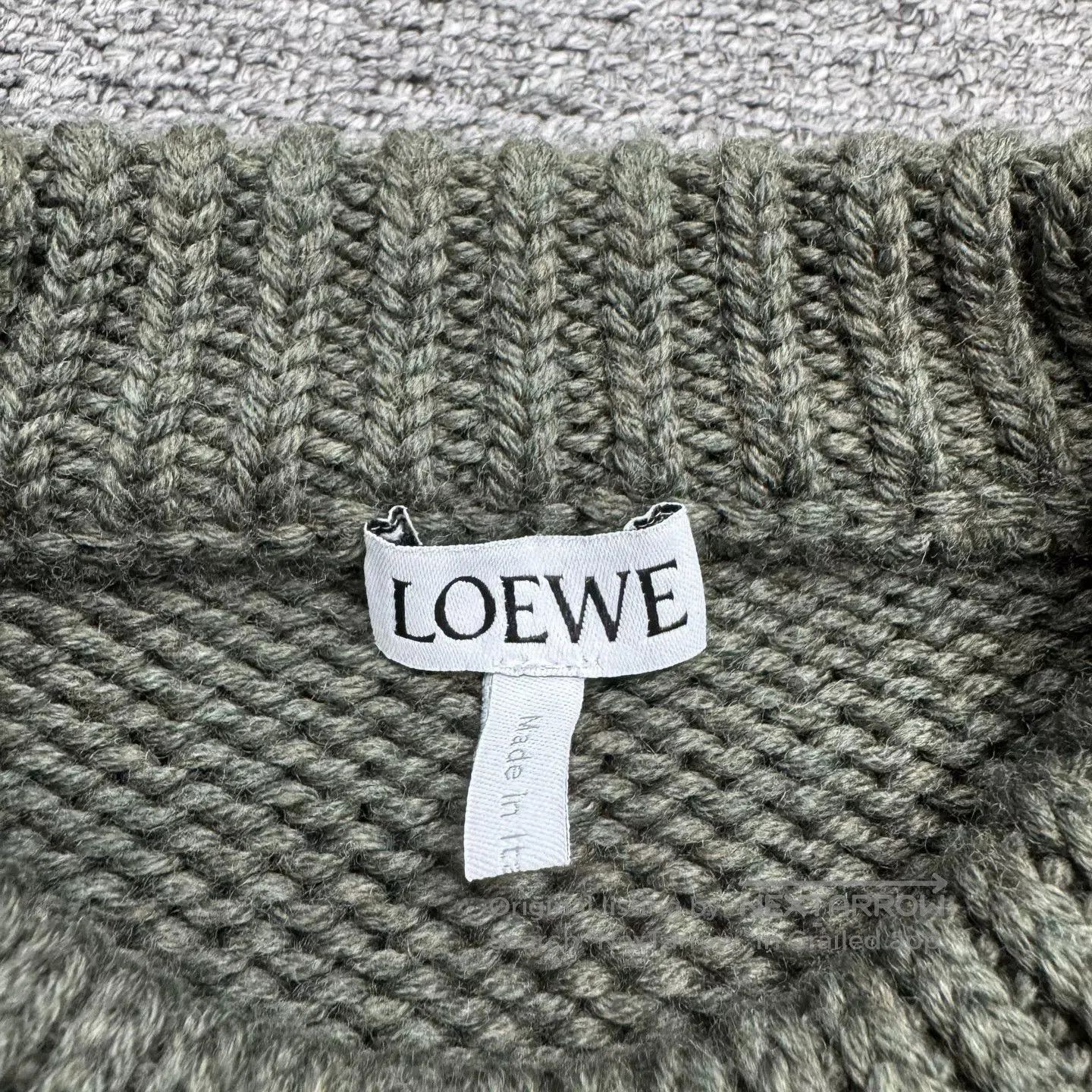Loewe Loewe Three-Color Patchwork Wool Skirt. Size 31" - 2 Thumbnail