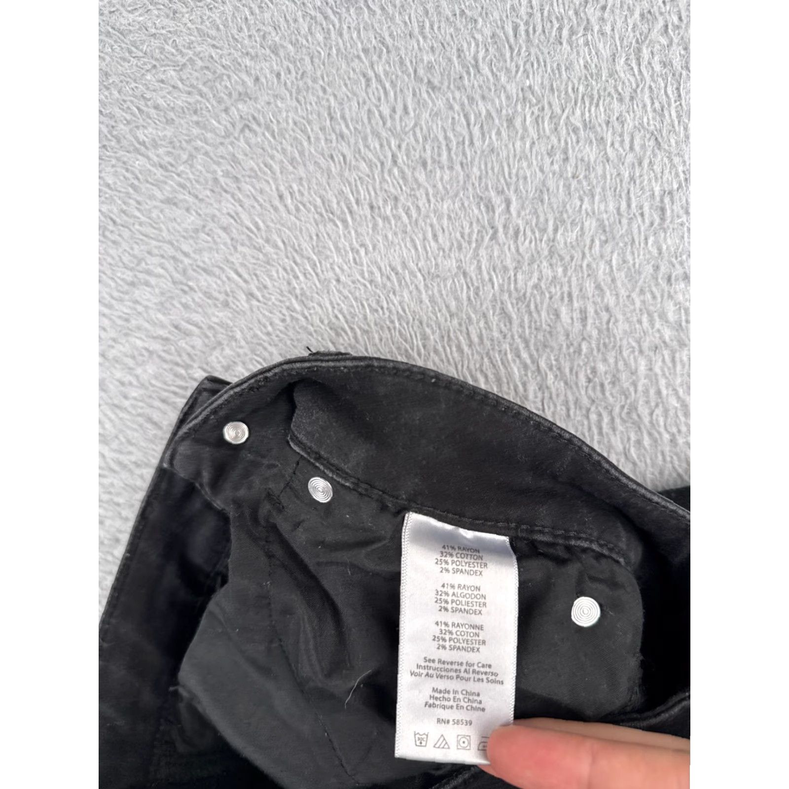 Vintage STS Blue Jeans Women Slim Black 25x26 Adult Regular Ankle Cotton Denim 5-Pocket 26" Inseam Mens? Size 42" / US 20 - 7 Thumbnail