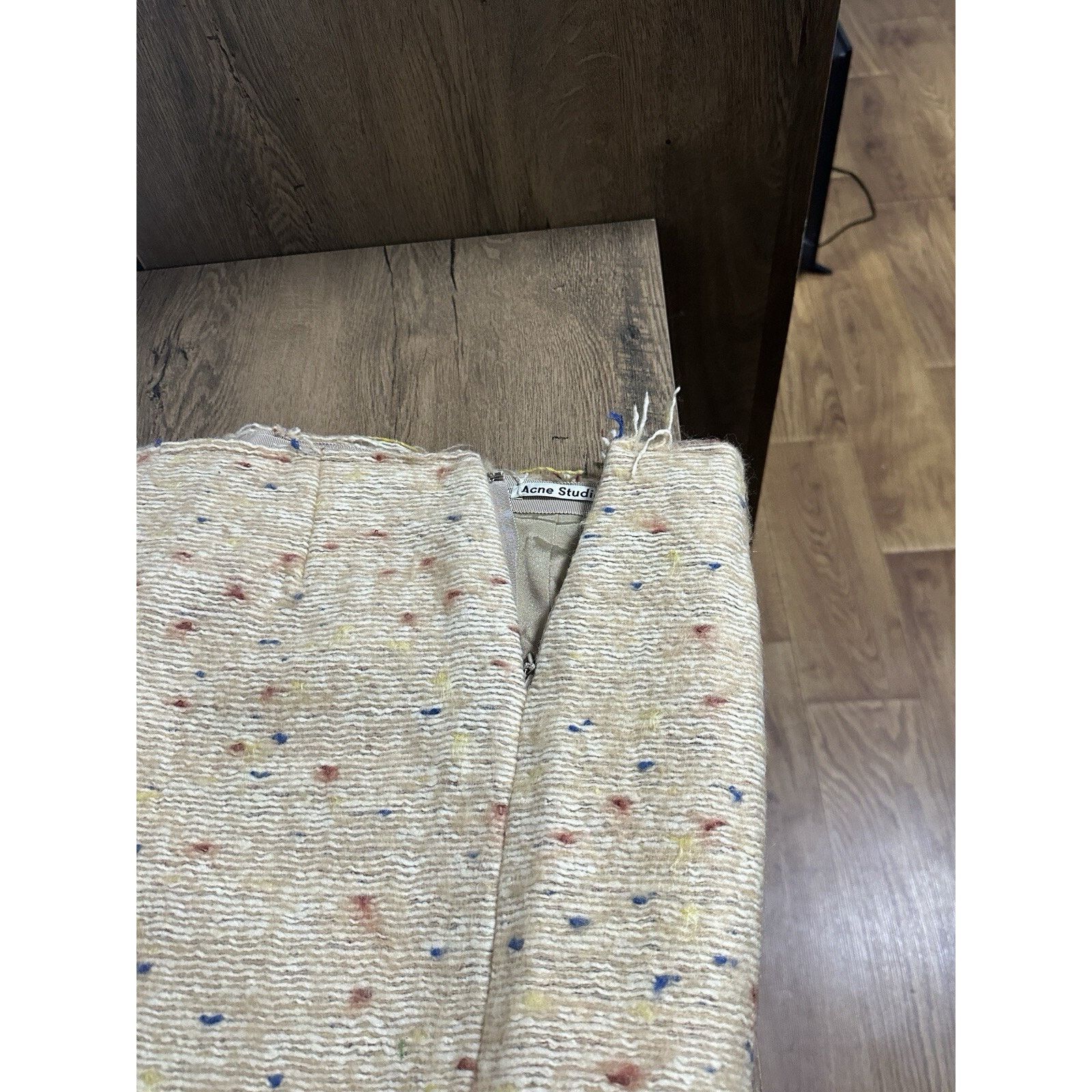 Acne Studios AW/15 Acne Studios Fury Dot Tweed Style Middle Length Skirt Size 28" / US 6 / IT 42 - 9 Thumbnail