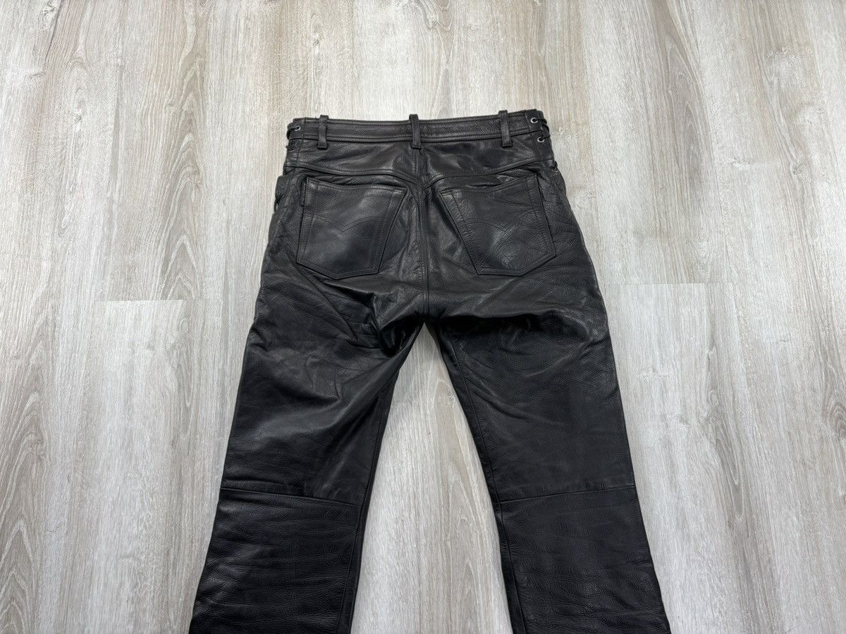 Designer × Leather Mens western leather pants cowboys TSCHUL Size 31 Size US 31 - 7 Thumbnail