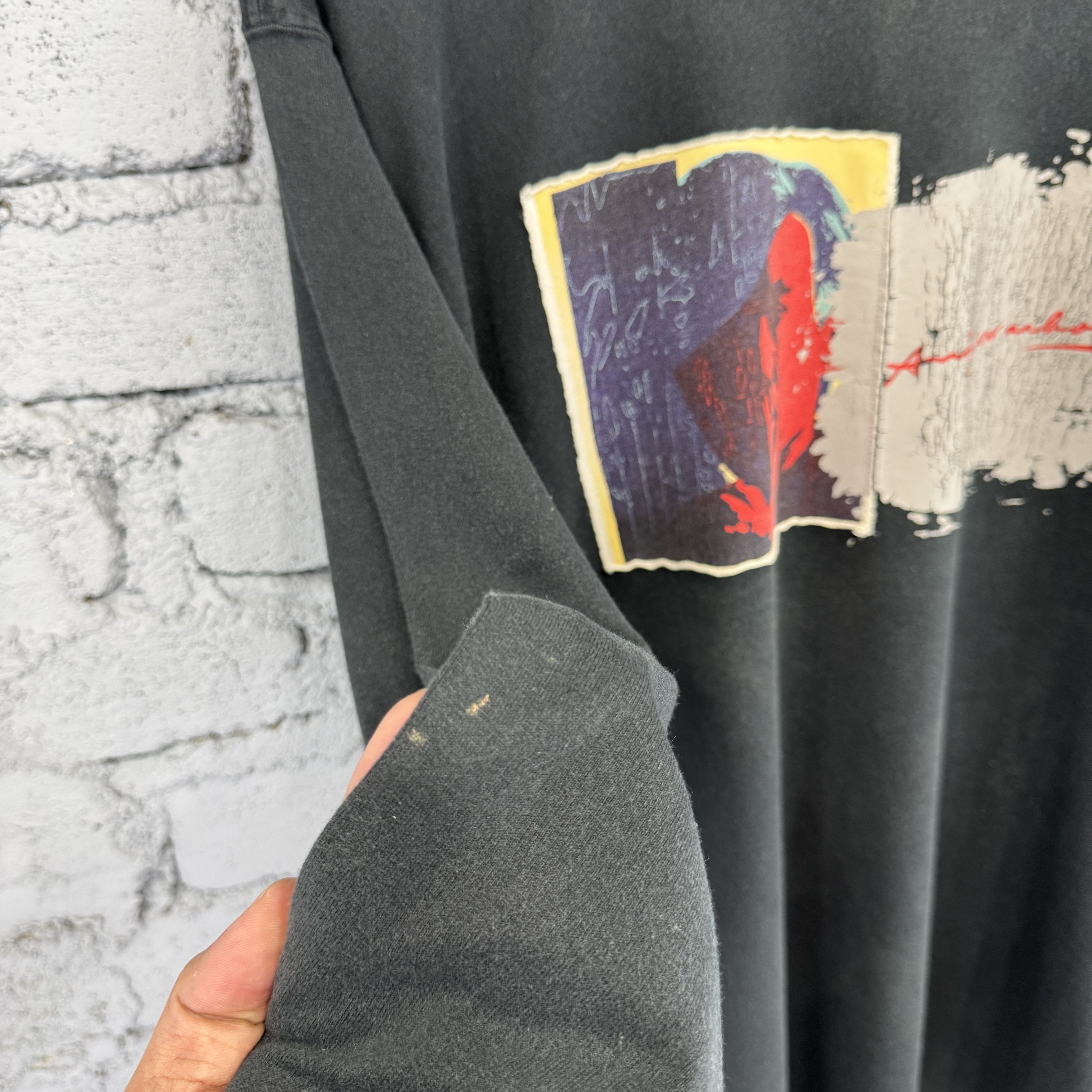 Andy Warhol × Uniqlo Vintage Andy Warhol X Uniqlo Face Popart Sunfaded Tshirt XL Size US XL / EU 56 / 4 - 5 Thumbnail
