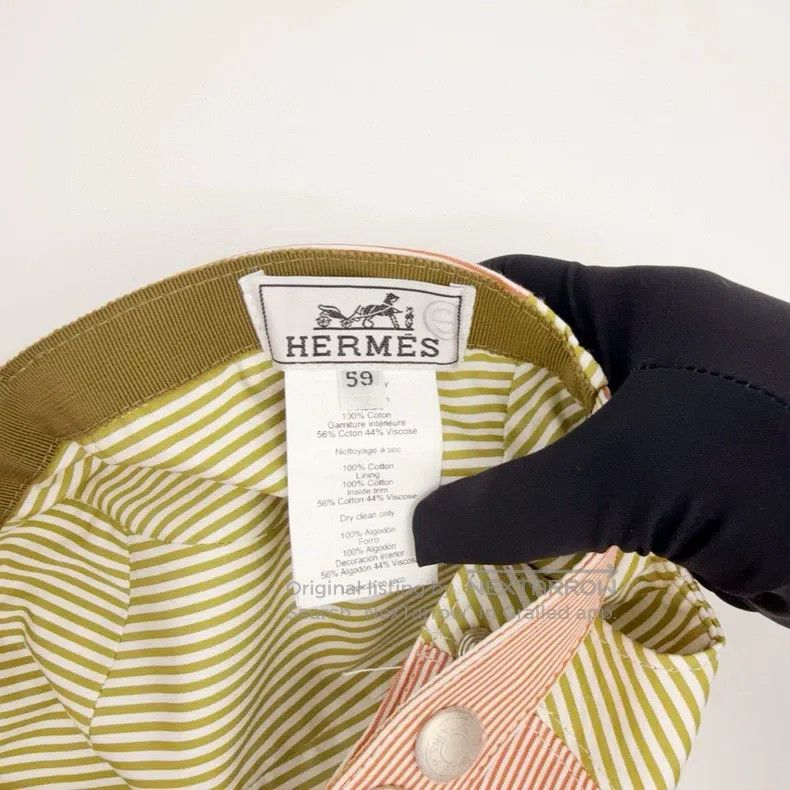 Hermes Hermes size 59 Baseball cap Size ONE SIZE - 4 Thumbnail