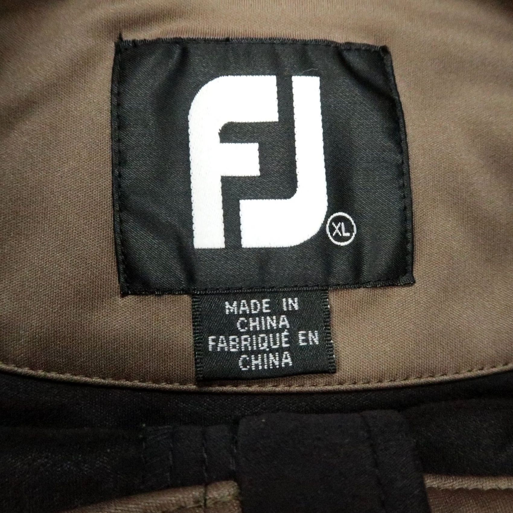 Footjoy FootJoy Vest Mens XL Brown Full Zip Pockets Mock Neck Windbreaker Golf/Jobs Size US XL / EU 56 / 4 - 4 Thumbnail