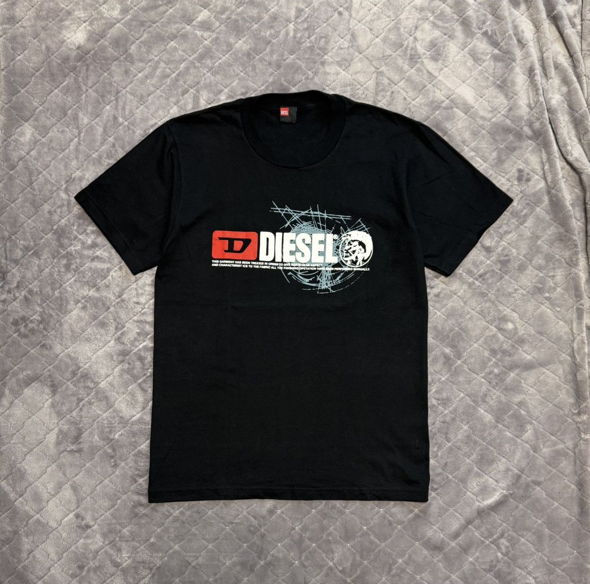 Diesel × Vintage Vintage Diesel Big Logo Tee Shirt Size US L / EU 52-54 / 3 - 1 Thumbnail