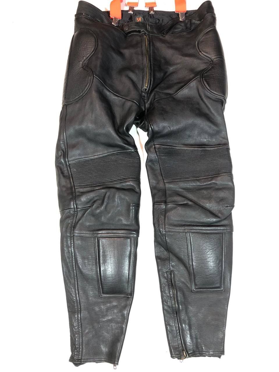 Hein Gericke Hein Gericke Moto Biker Leather Pants Vintage Size US 35 - 1 Thumbnail