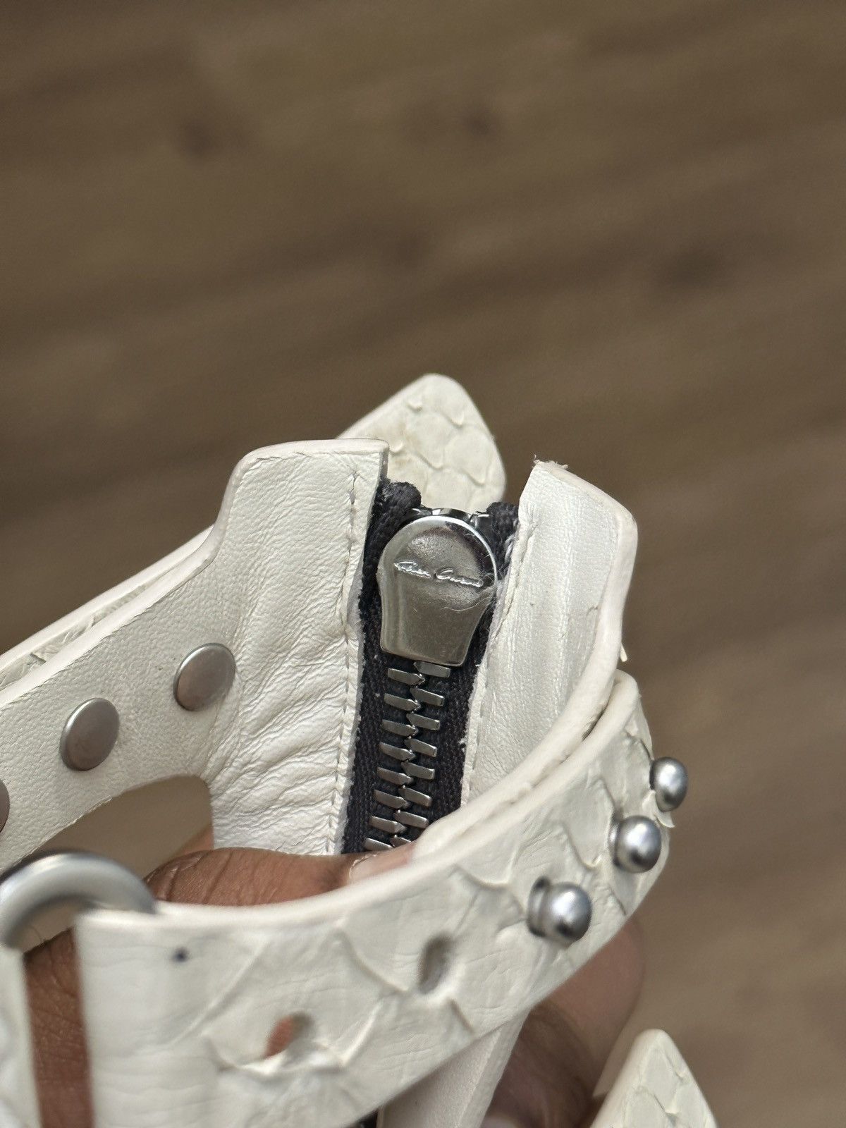 Rick Owens $3,000 Python Spartan Gladiator heel Size US 6 / IT 36 - 8 Thumbnail