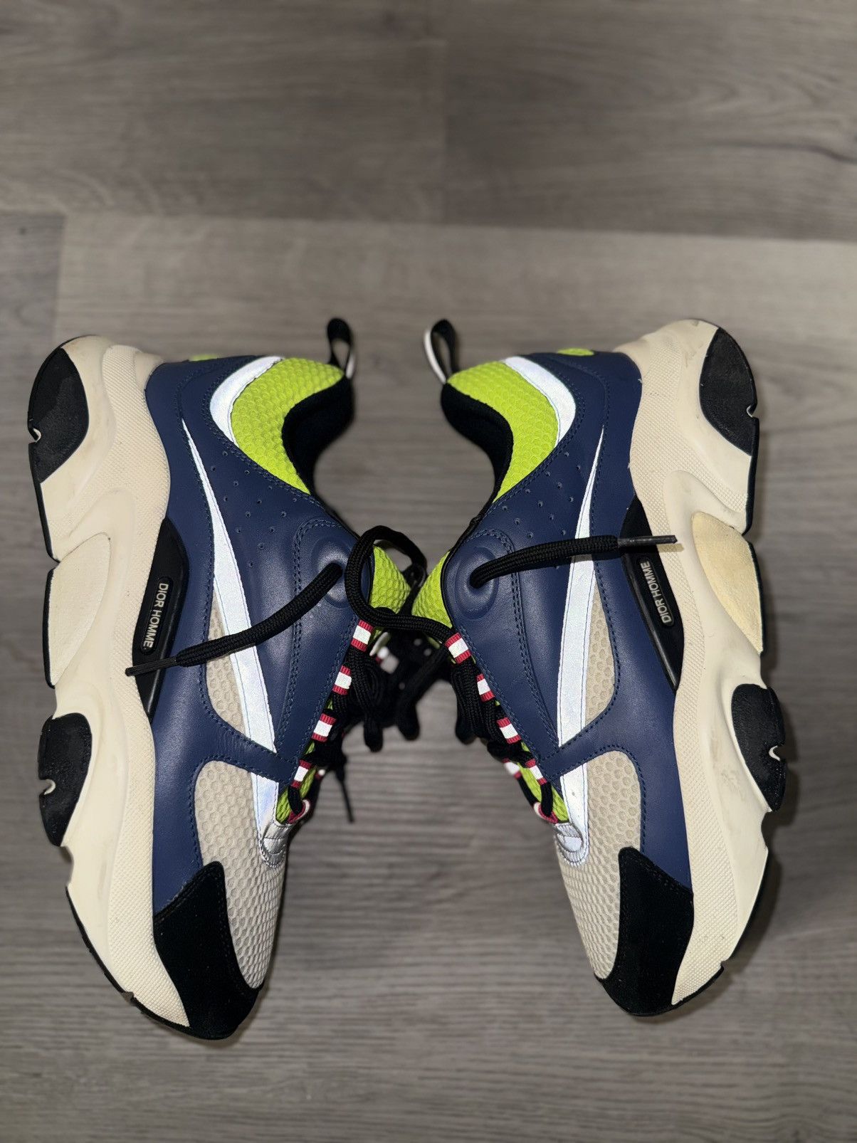 Dior Dior B22 White/Blue/Neon Size US 9 / EU 42 - 8 Thumbnail