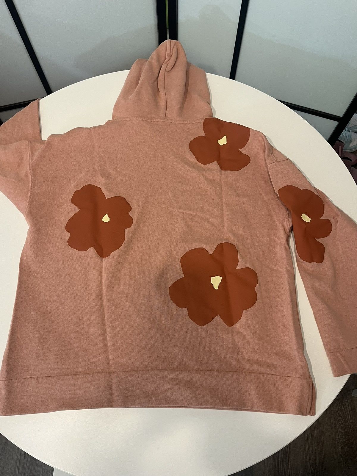 Sandro Sandro Pink Floral-Print Pullover Hoodie – XL Size US XL / EU 56 / 4 - 5 Thumbnail
