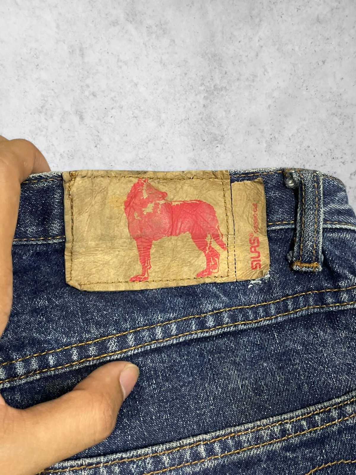 Silas Y2k SILAS Japanese Streetwear Denim Classic Baggy Blue Jeans Size US 32 / EU 48 - 11 Thumbnail