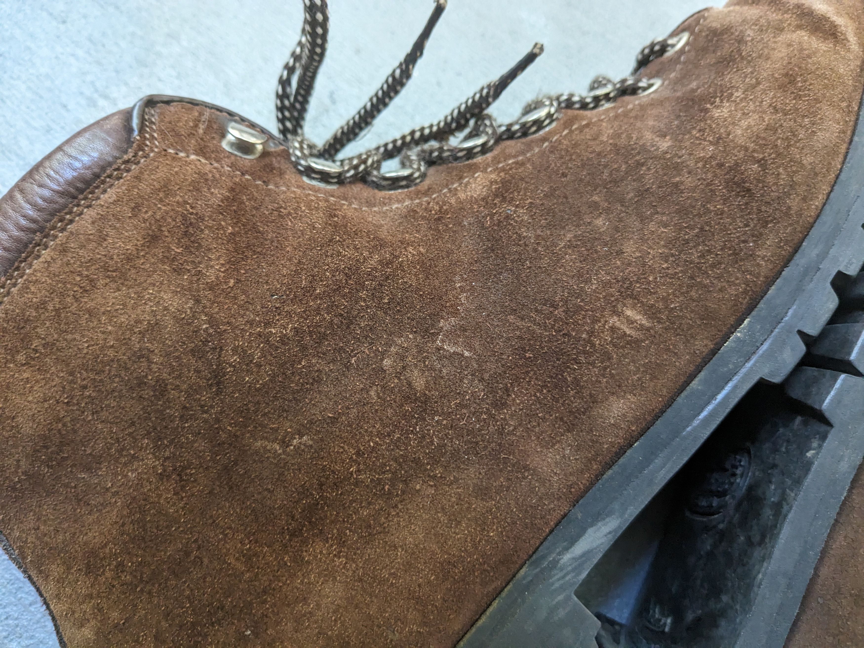 Genuine Leather × Vintage Vintage Fabiano Boots Brown Suede 13.5 Narrow Leather Lace Size US 13 / EU 46 - 10 Thumbnail