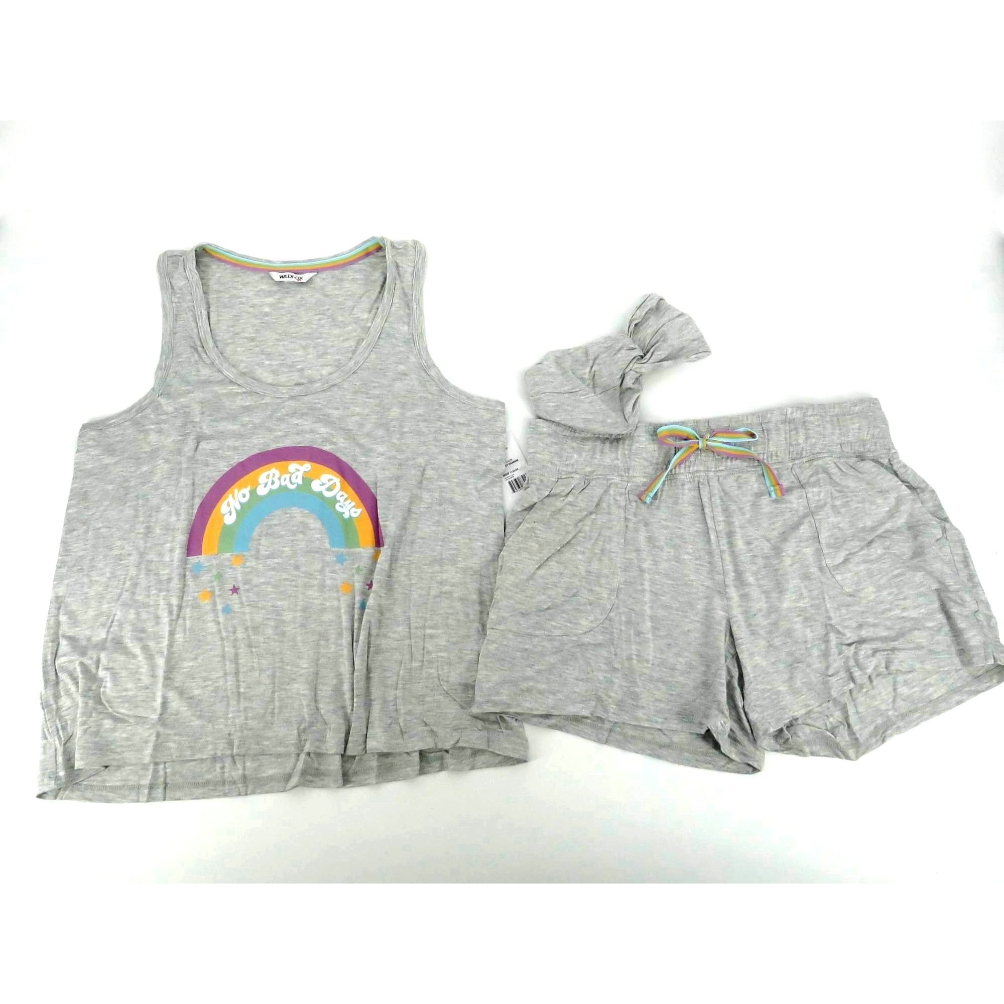 Wildfox Wildfox 3Pc Gray Lounge Set Tank Shorts Headband Large NWT $ Size ONE SIZE - 1 Thumbnail