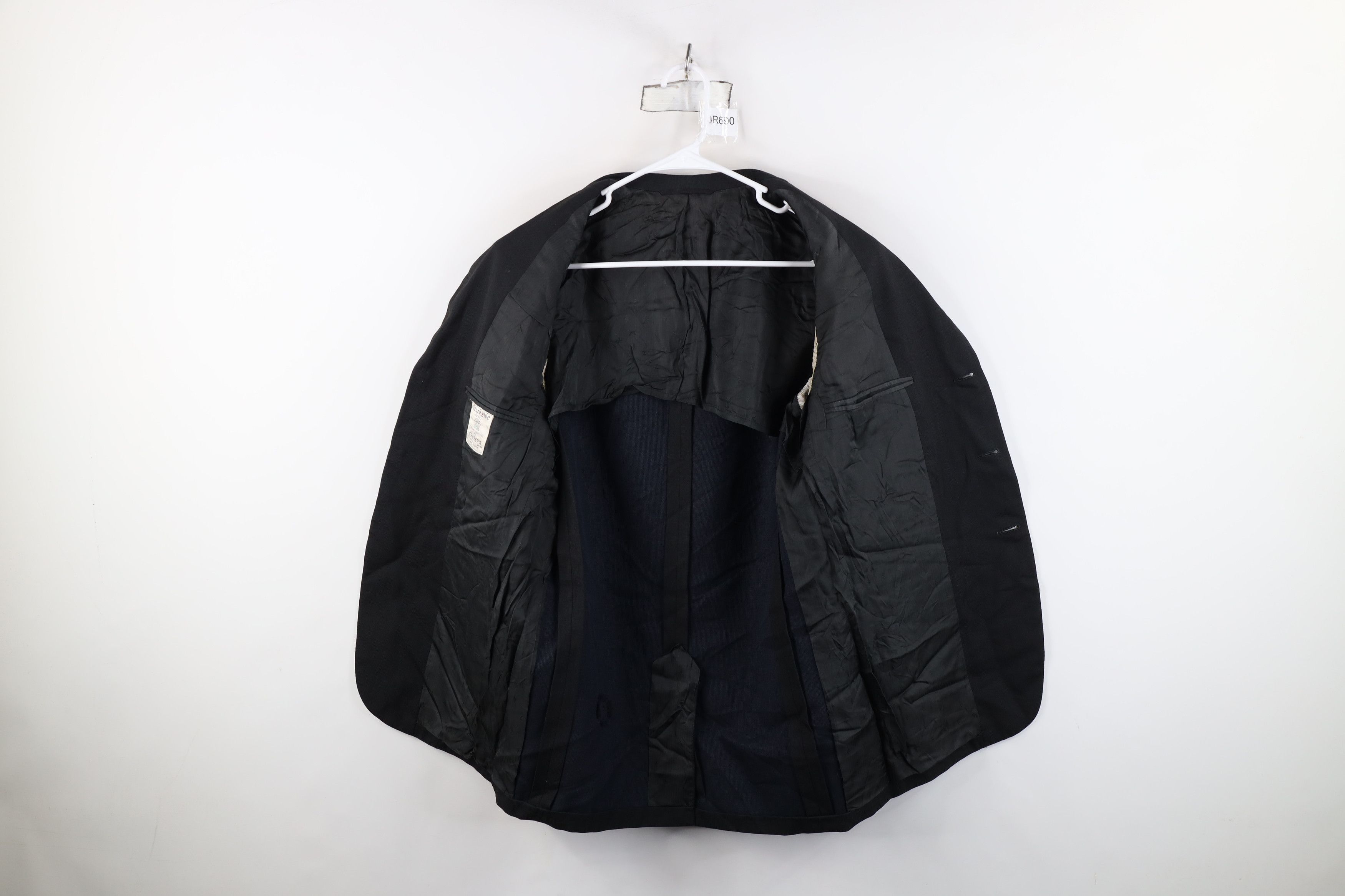 Vintage Vintage 60s Streetwear Suit Coat Blazer Jacket Black USA Size US L / EU 52-54 / 3 - 9 Thumbnail