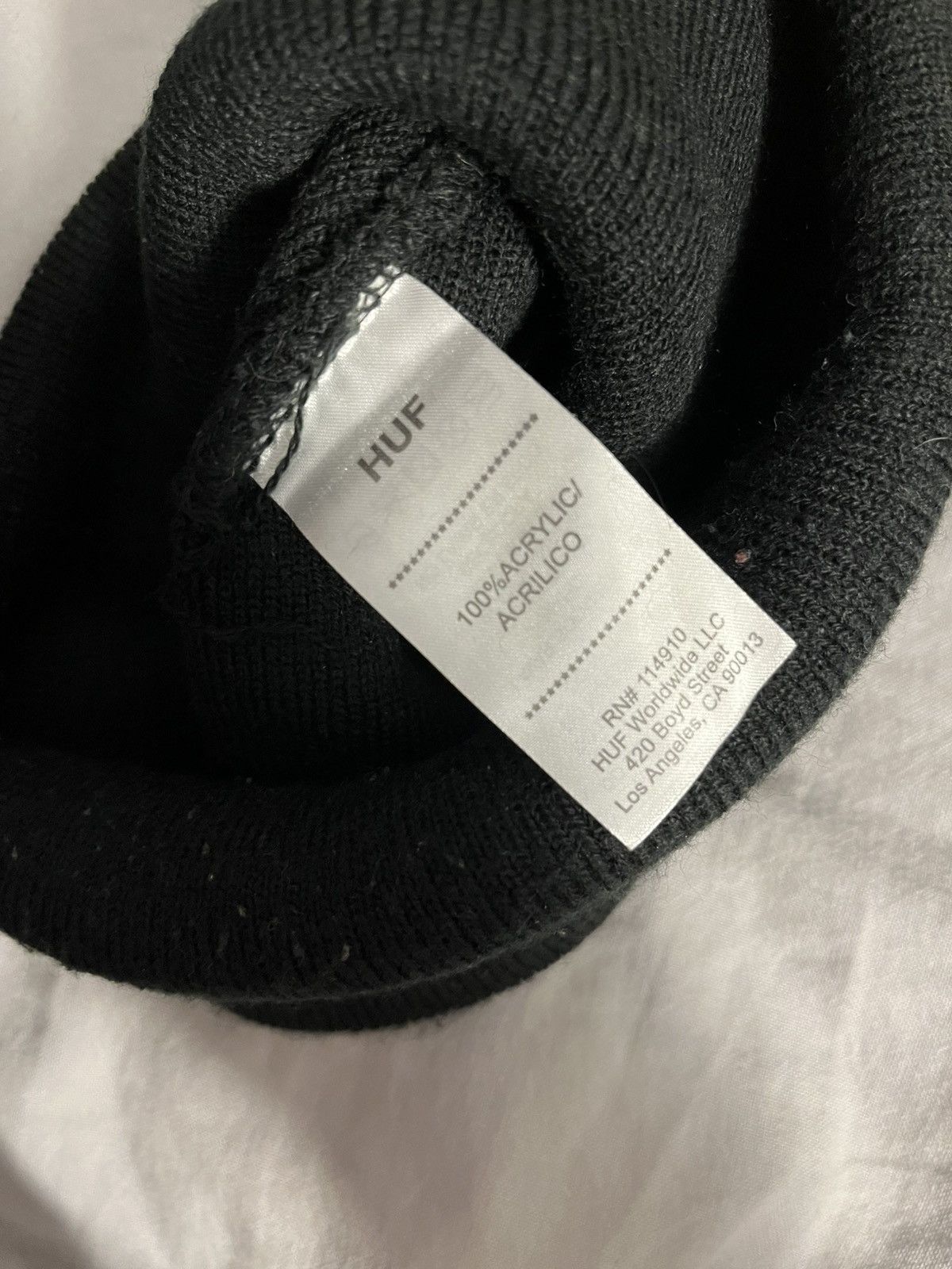 Huf Huf fuck it lenticular beanie black Size ONE SIZE - 4 Thumbnail