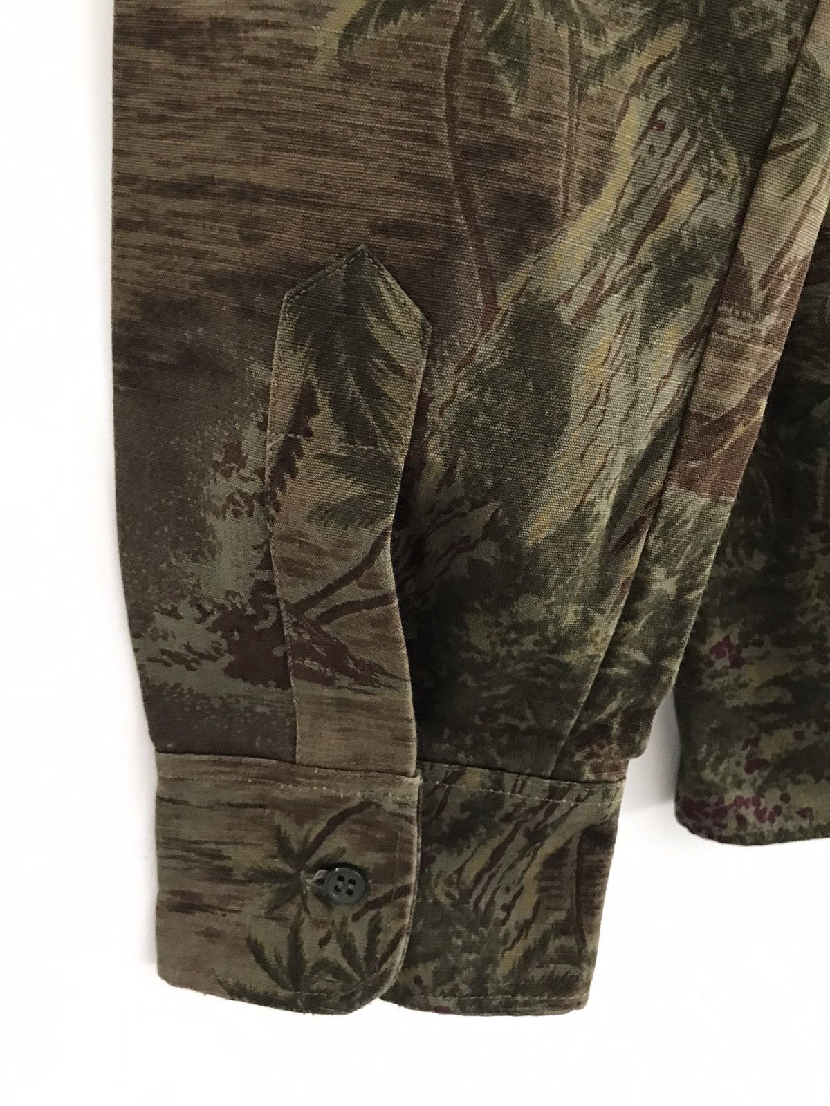 A.P.C. APC Over Printed Mountain Beach Motive Long Sleeve Shirt Size US S / EU 44-46 / 1 - 12 Thumbnail