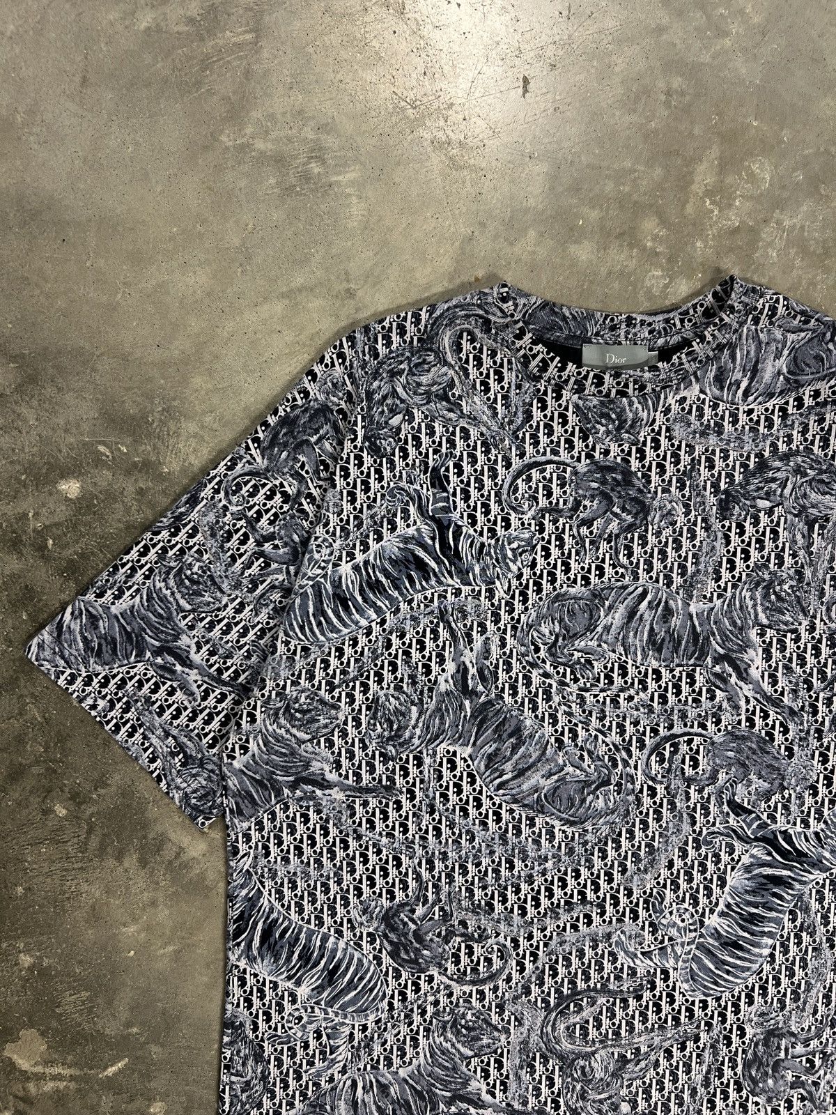 Dior Dior T-Shirt Blue Monogram Size M / US 6-8 / IT 42-44 - 6 Thumbnail