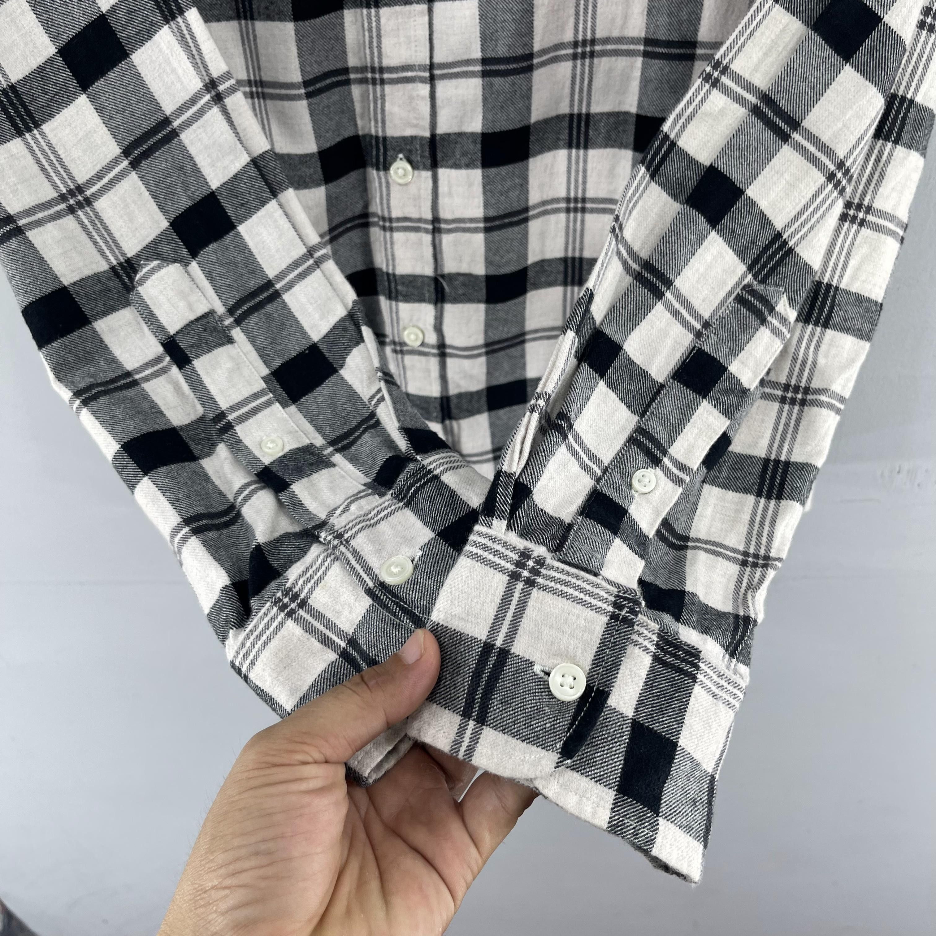Flannel × Japanese Brand Vintage Old Navy Plaid Checkered Multi Flannel Button Up Size US XL / EU 56 / 4 - 7 Thumbnail