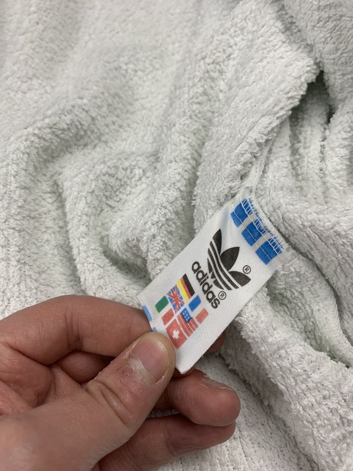 Other Vintage 90s Adidas Bathrobe Jacket Embroidered Logo Old Size US L / EU 52-54 / 3 - 7 Thumbnail