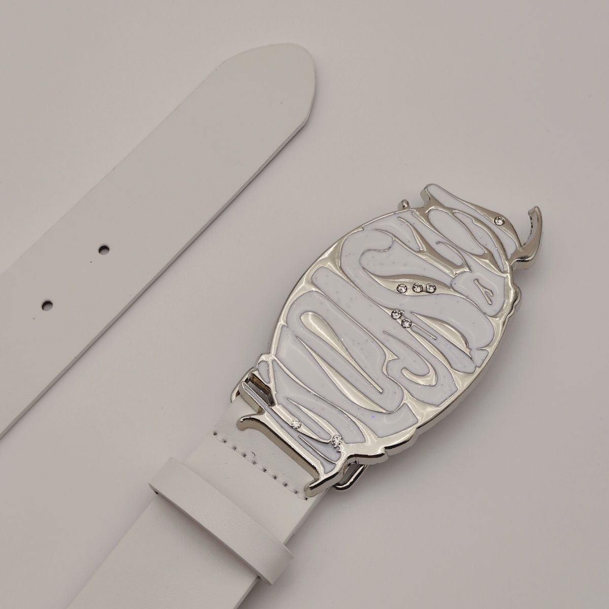 Designer Modern Vintage Belt Riveted Belts Menswear Accessories Size ONE SIZE - 5 Thumbnail