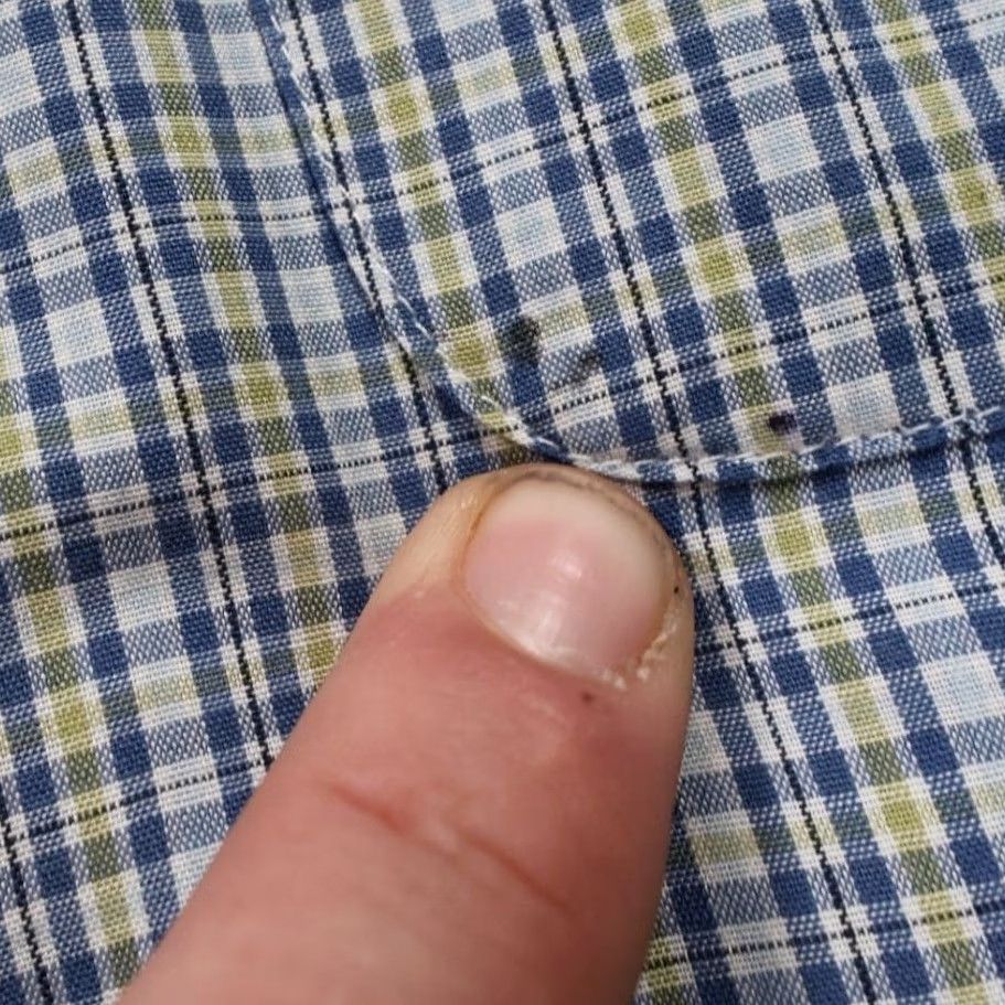 Haggar Haggar Button-Up Men Large Blue Plaid Short Sleeve Casual Shirt Size US L / EU 52-54 / 3 - 5 Thumbnail