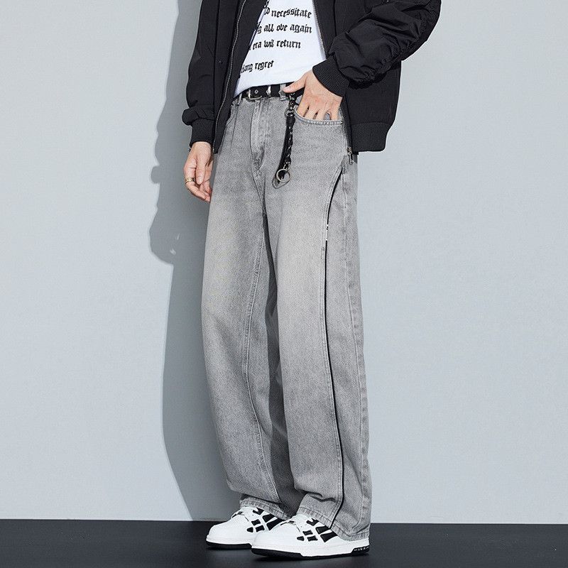 Japanese Brand American high-street patchwork retro jeans for men Size US 32 / EU 48 - 3 Thumbnail