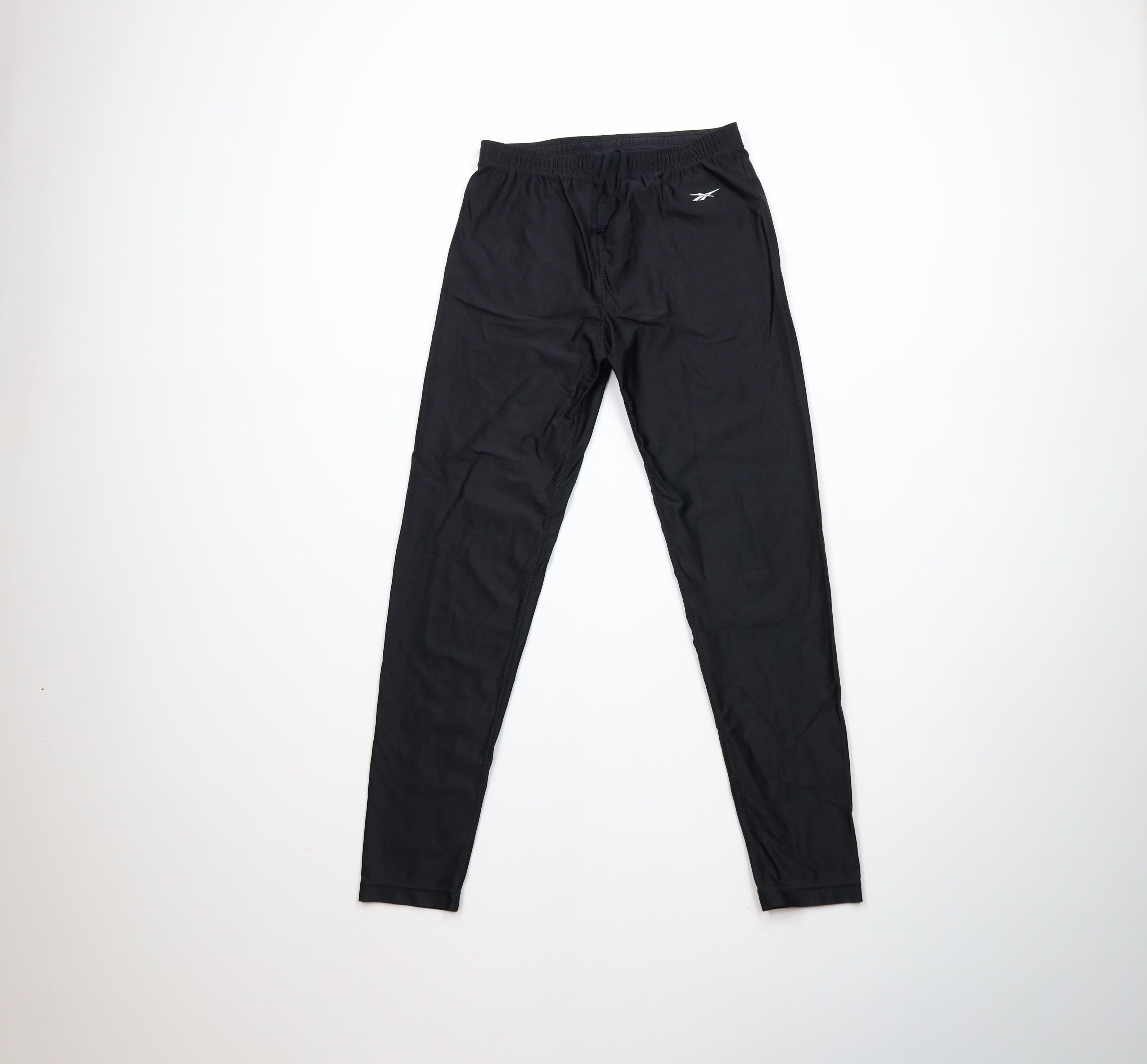 Reebok × Vintage Vintage 90s Reebok Running Jogging Spandex Pants Black USA Size 26" / US 2 / IT 38 - 1 Thumbnail