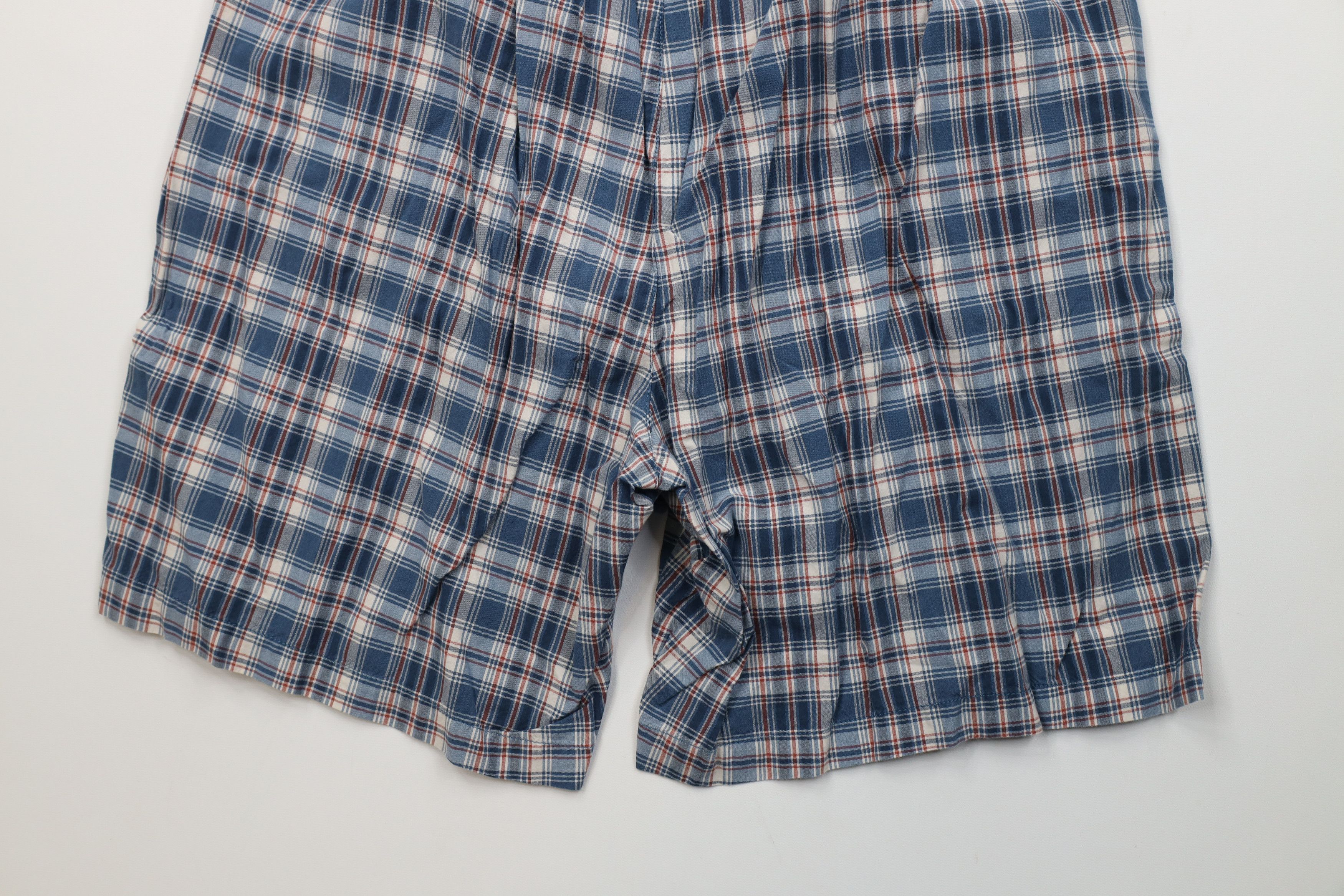 L.L. Bean Vintage Y2K LL Bean Above Knee Pajamas Harem Shorts Plaid Size US 36 / EU 52 - 10 Thumbnail