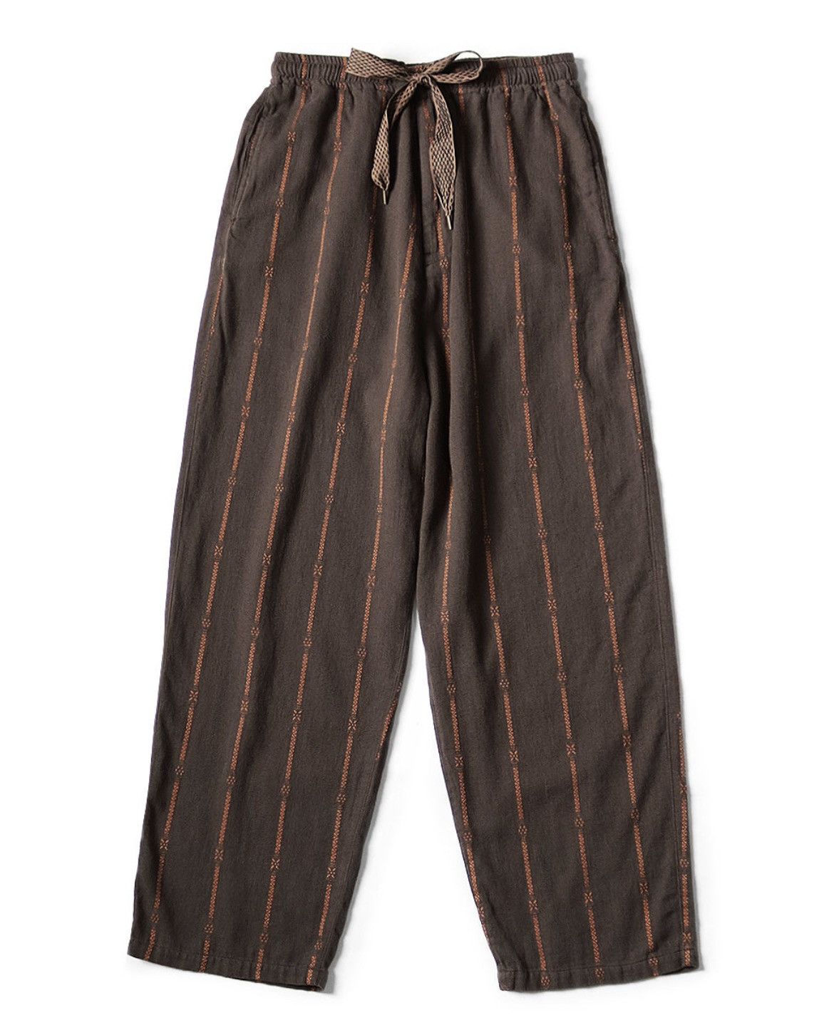 Kapital Kapital Cotton linen Siamese stripe easy pants size 1 Size US 30 / EU 46 - 1 Preview