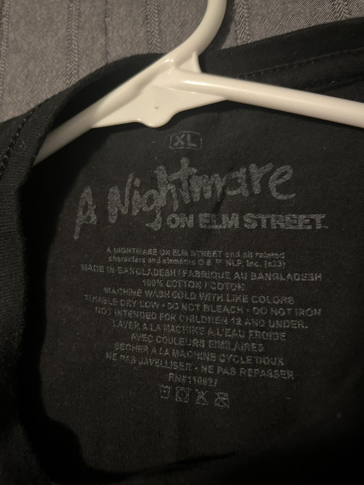 Other XL- A NIGHTMARE ON ELM STREET BLACK TEE Size US XL / EU 56 / 4 - 3 Thumbnail