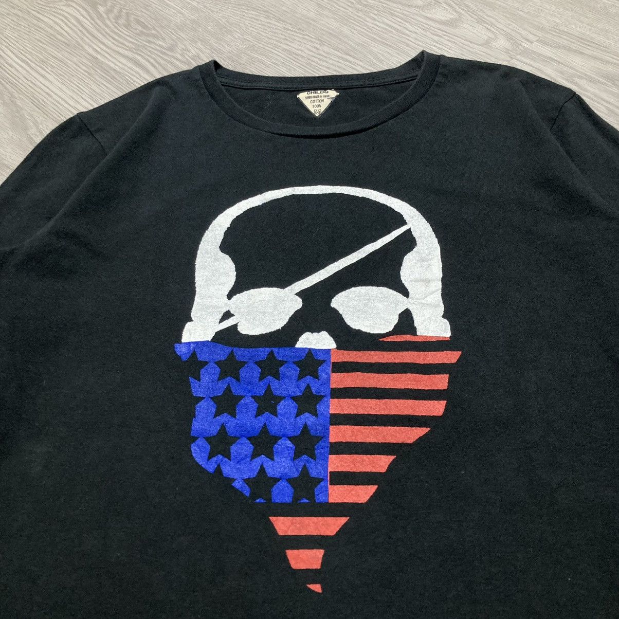 20471120 🇯🇵2000s Childq Skull Punk Big Logo Longslevee Grunge Gothic Size US M / EU 48-50 / 2 - 5 Thumbnail