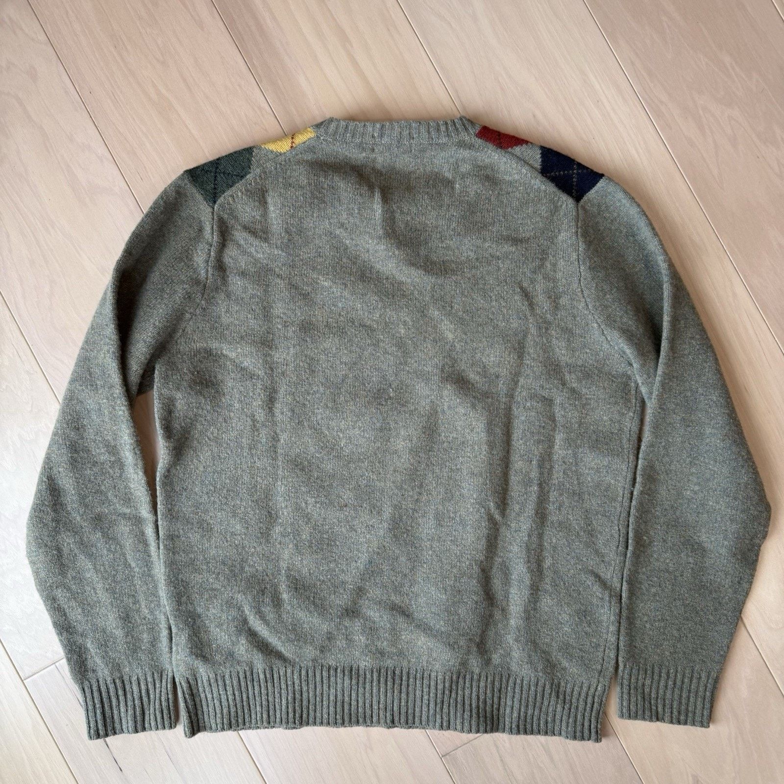 J.Crew J Crew Argyle Wool Sweater M Multicolor Lambswool V Neck Size US M / EU 48-50 / 2 - 8 Thumbnail