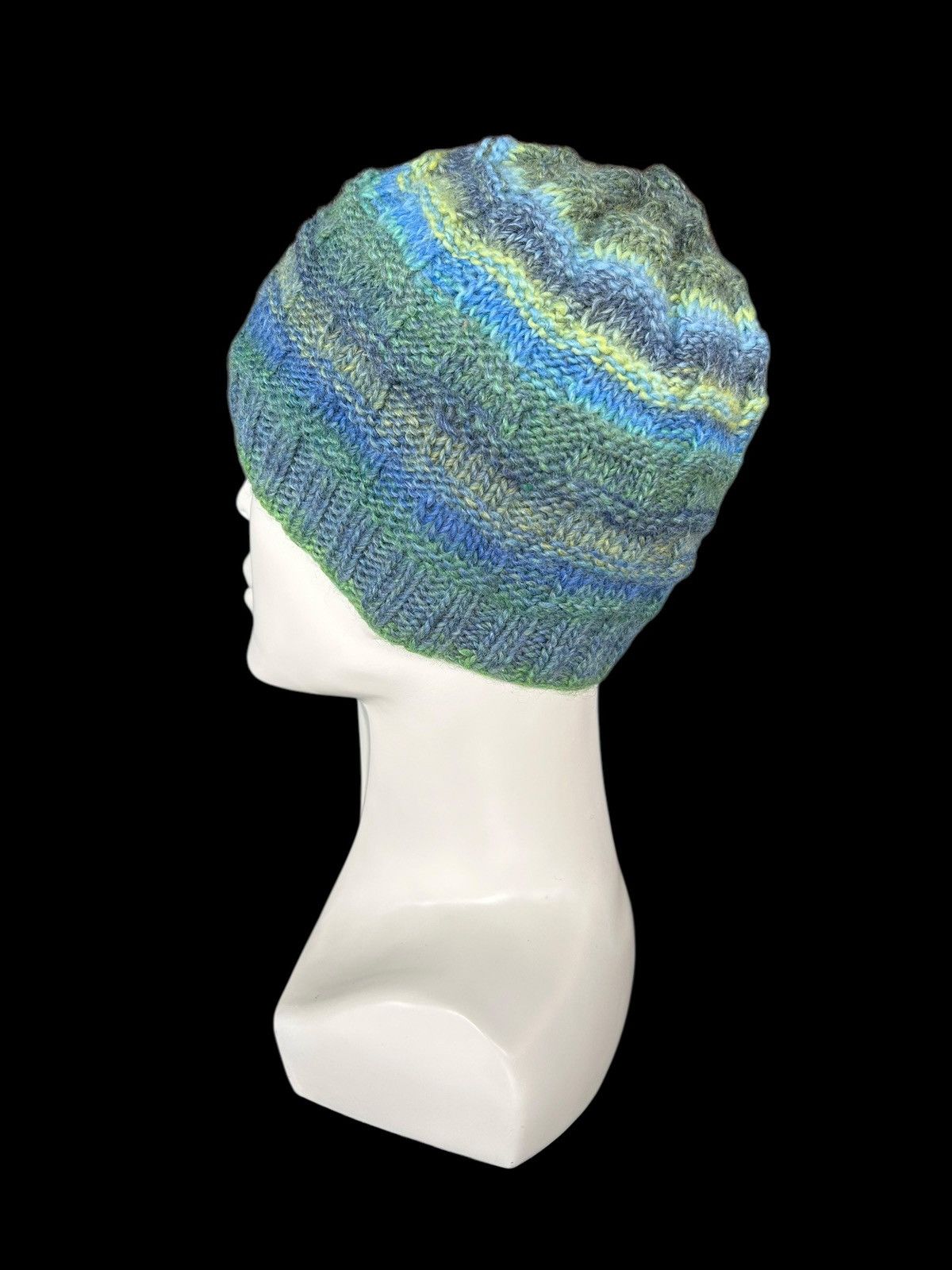 Japanese Brand × Kapital × Vintage Crochet Knitted Handmade Beanie Hats Rare ☠️☠️ Size ONE SIZE - 4 Thumbnail