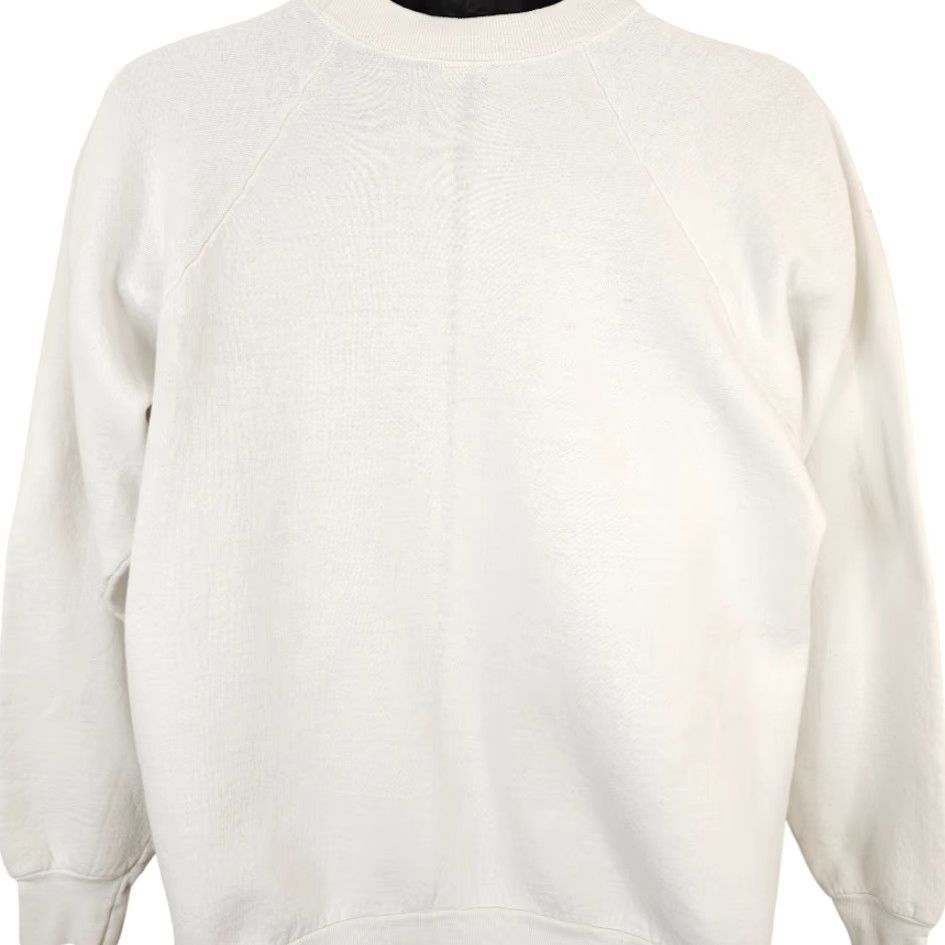 Fruit Of The Loom VINTAGE Mixs Design Club Sweatshirt Mens Size Large White 90s Made In USA Clothing Sweatshirt Mens 90s Streetwear Size US L / EU 52-54 / 3 - 5 Thumbnail